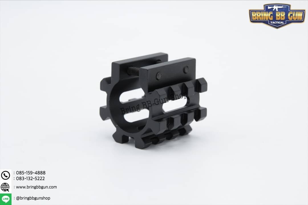 รางเสริมติดลำกล้องลูกซอง (รางลัดลูกซอง)(รางเสริม ข้าวโพด) รุ่น Light Weight