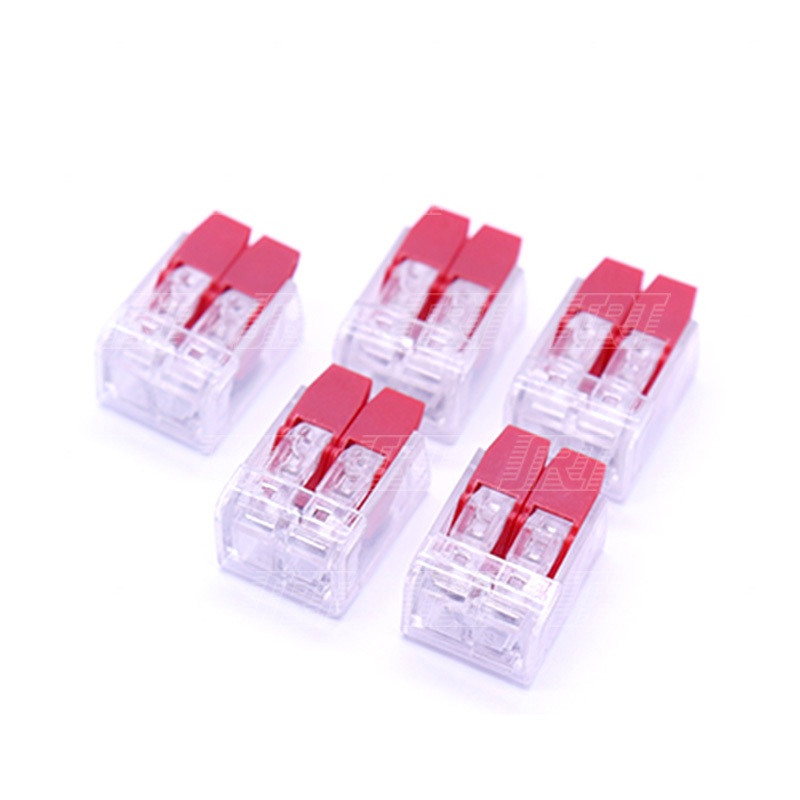 ขั้วต่อสายไฟ 2P | ขนาด 0.14-4 mm. | 450V | PCT-412 | มี 4 สี | สีน้ำเงิน สีส้ม สีแดง สีขาว | 5ชิ้นต่อแพ็ค