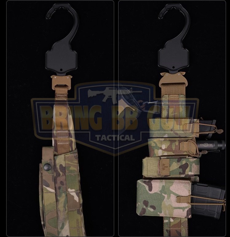 ตะขอแขวนเข็มขัด Cobra (ตะขอแขวน Cobra) (ไม้แขวนเข็มขัด) (Tactical Belt Hook)