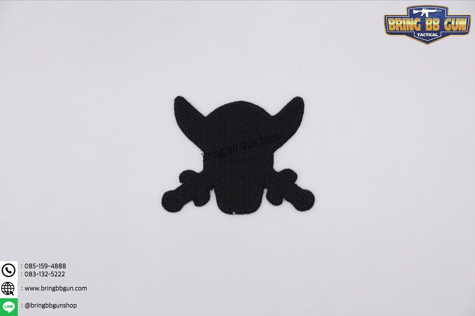 Patches (ด้านหลังมีตีนตุ๊กแก) ลาย หัวกระโหลก