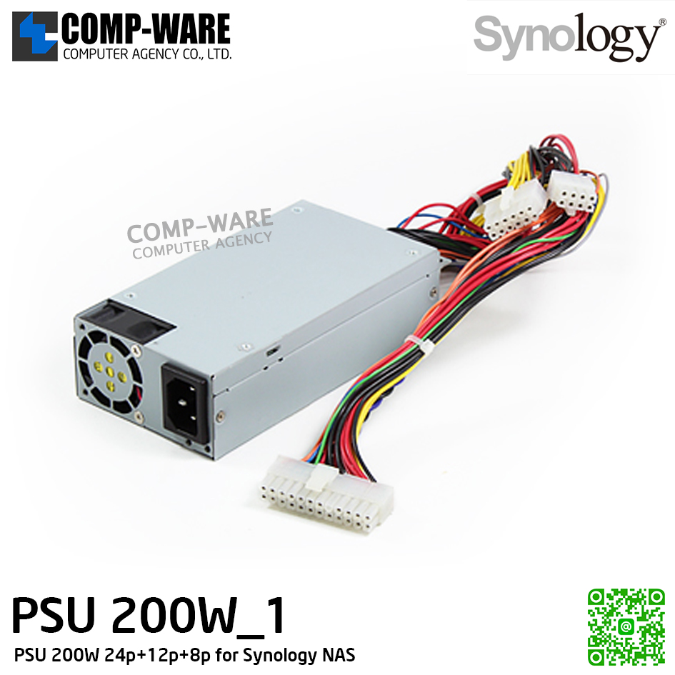 SPARE PART - Synology PSU 200W_1 for RS814+, RS814, DS1515, DX517 // รับประกัน 1 ปี (สินค้า By order)
