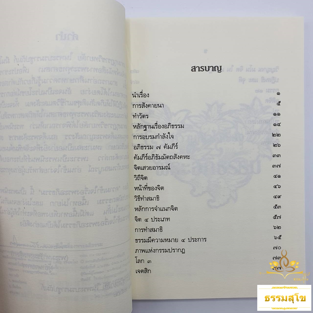 ความเข้าใจเรื่องพระอภิธรรม : พระนิพนธ์ สมเด็จพระญาณสังวร