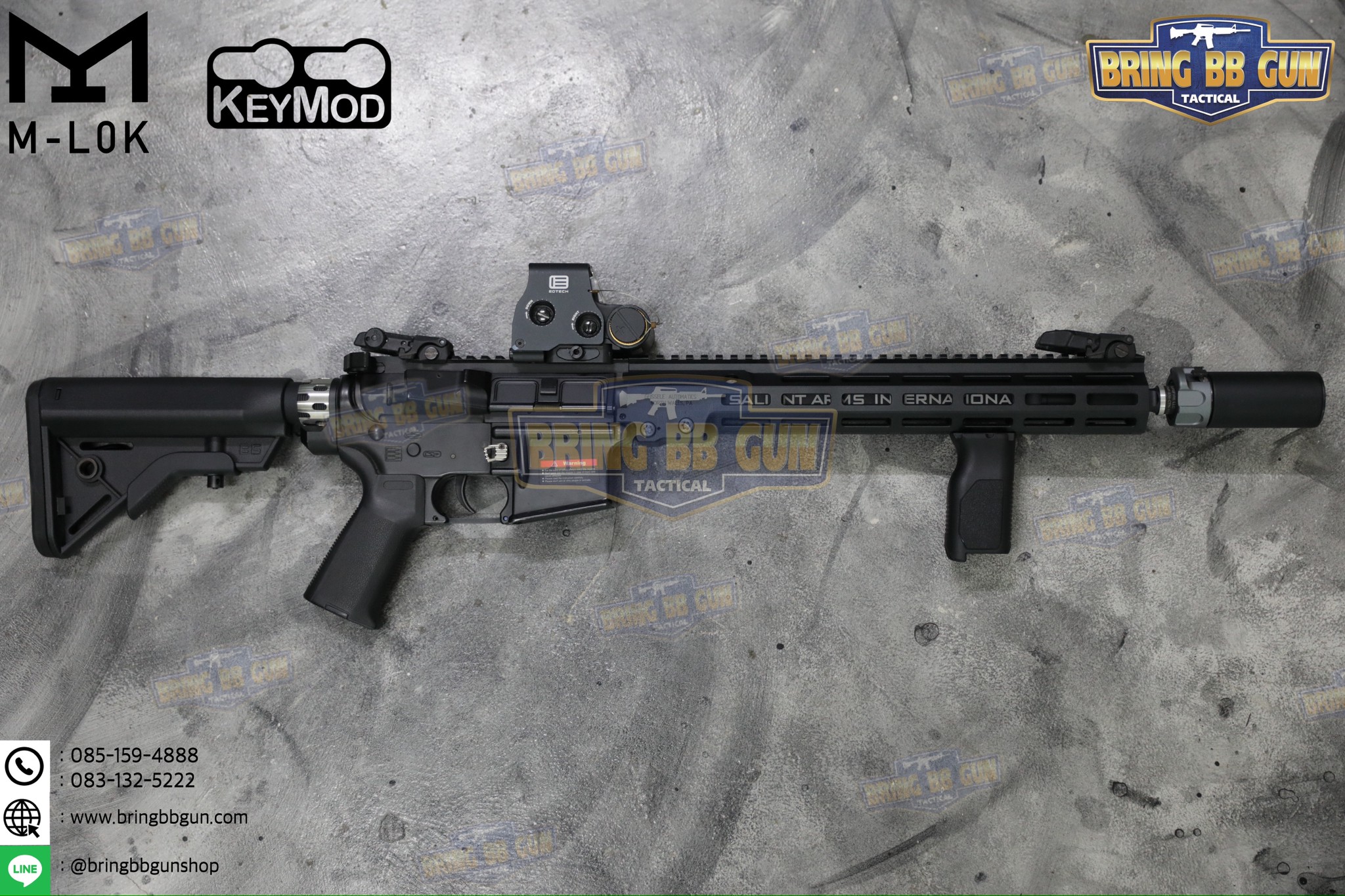 กริ๊ปมือหน้า STRIKE AVG (รุ่นยาว) (ใช้ได้กับชุดหน้าระบบราง M-Lok และ ระบบราง Keymod เท่านั้น)