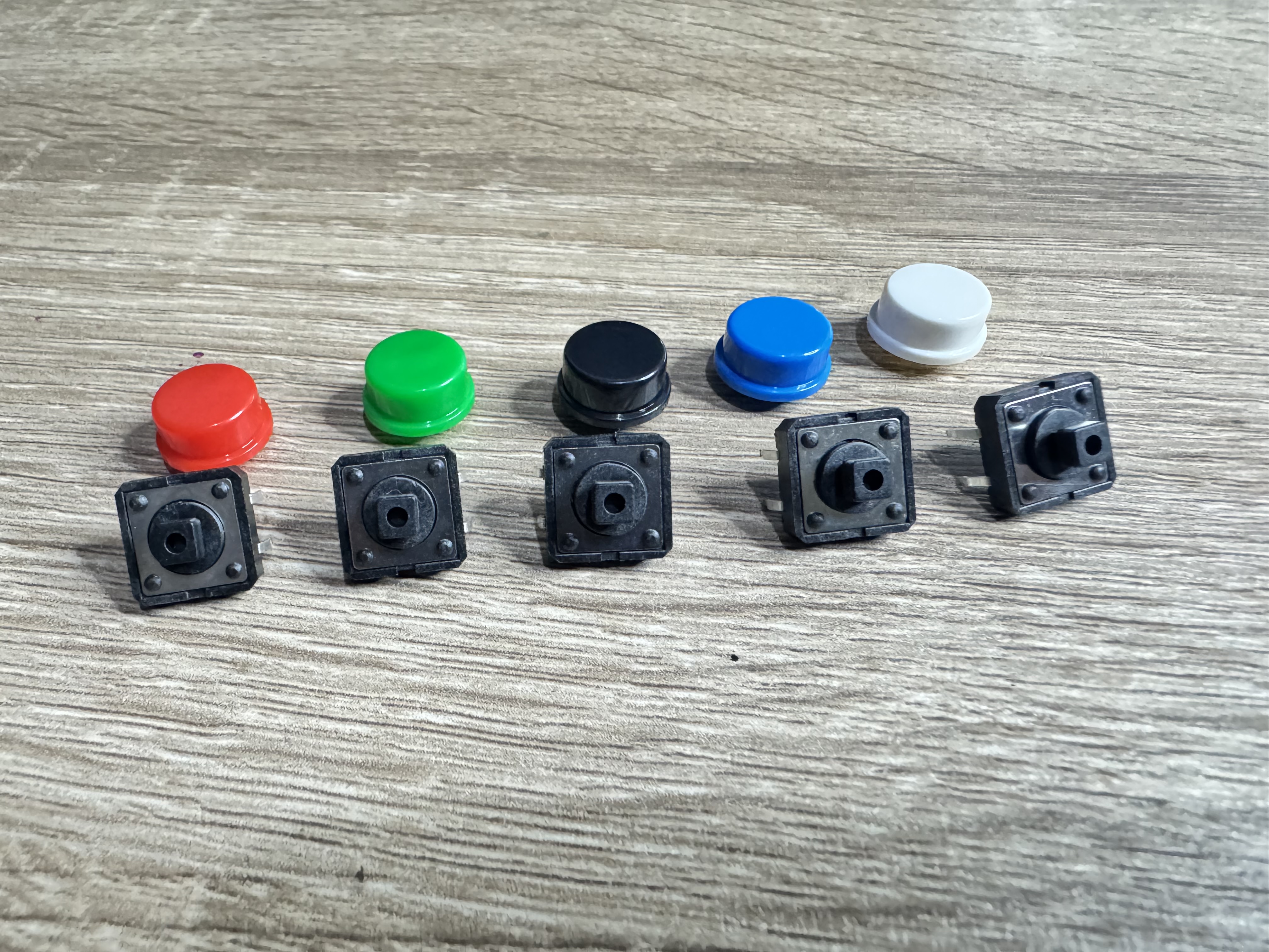 12X12mm Big key module Big button module, switch module with hat, High level output for arduino (ชุดละ 5 ชิ้น)