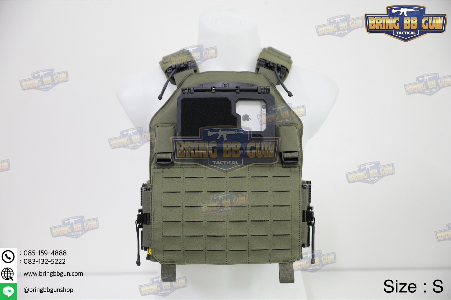 เคสโทรศัพท์ติดเสื้อเวสทรงกล่อง DarkVault 2.0 Case Smartphone Protection(Equipment Storage Box V.2) (Folded Navigation Board)