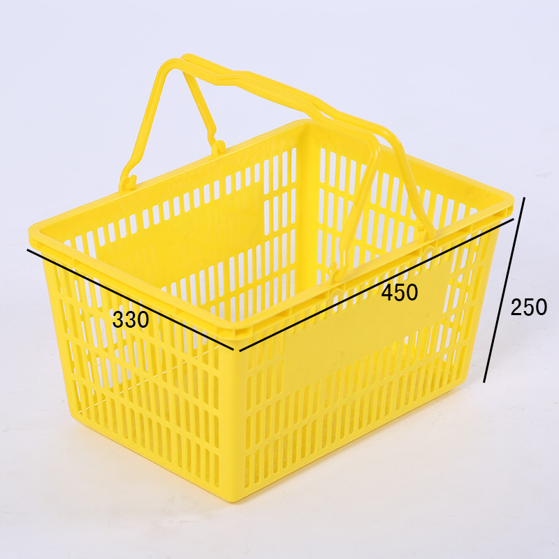 ตระกร้าพลาสติ๊ก ช้อปปิ้งเกรด A ล่วงไม่เเตก อายุการใช้งานนาน พร้อมส่ง