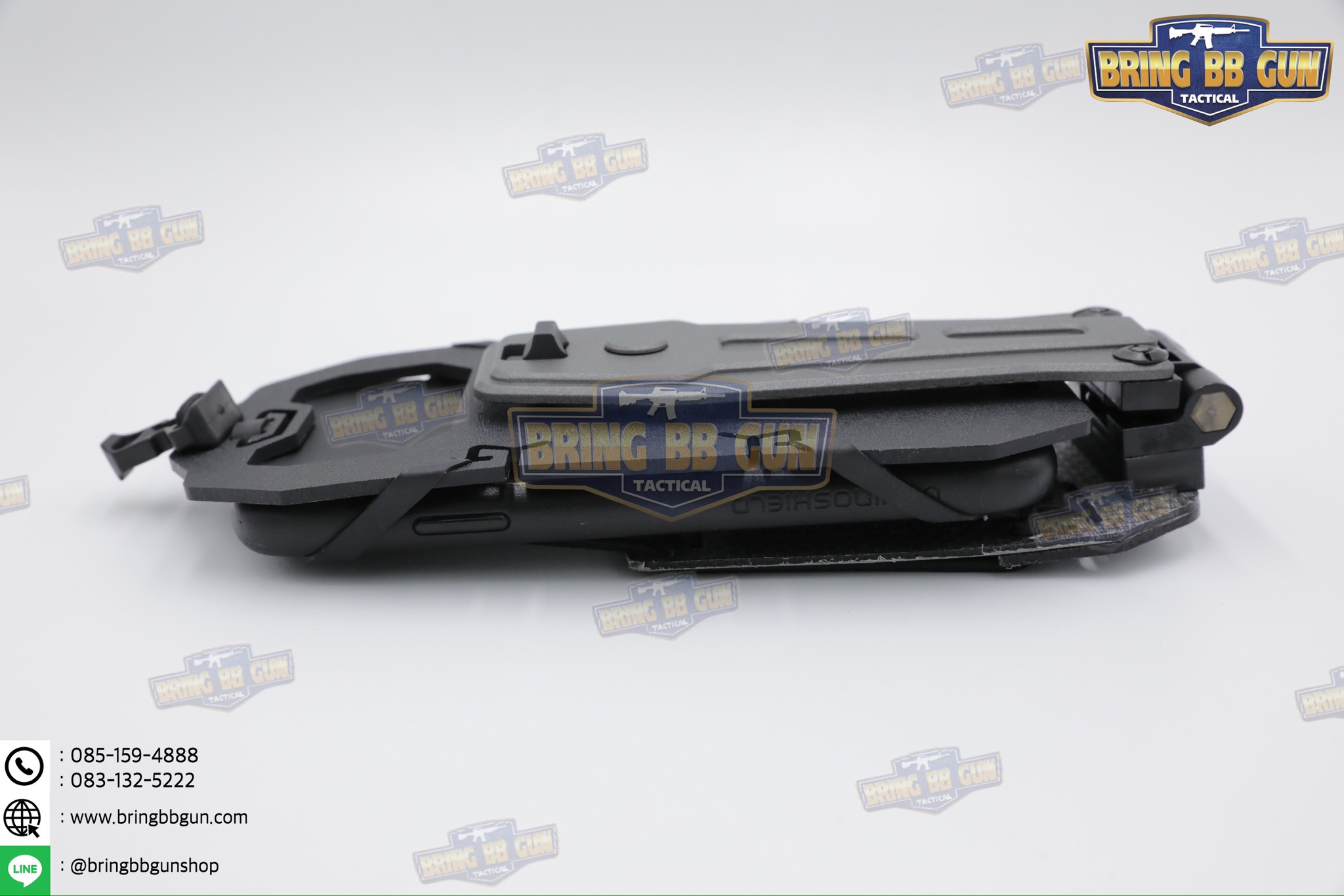 Tactical Rotating Phone Holder เคสโทรศัพท์ติดเสื้อเวส แบบปรับองศาได้ (Folded Navigation Board) (Tactical MOLLE Phone Holder) (Navboard Fliplite Chest Smartphone Mount)