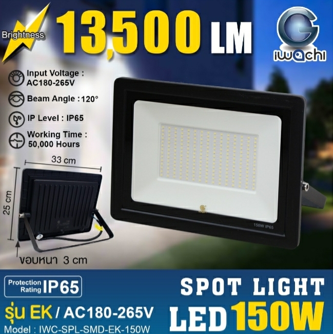 IWC-SPL-SMD-EK-150W สปอร์ตไลท์ (รุ่น EK)