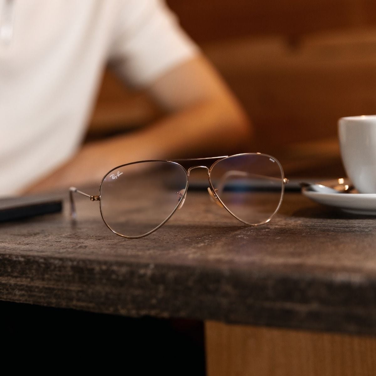 RayBan Aviator Clear Evolve RB3025 001/5F