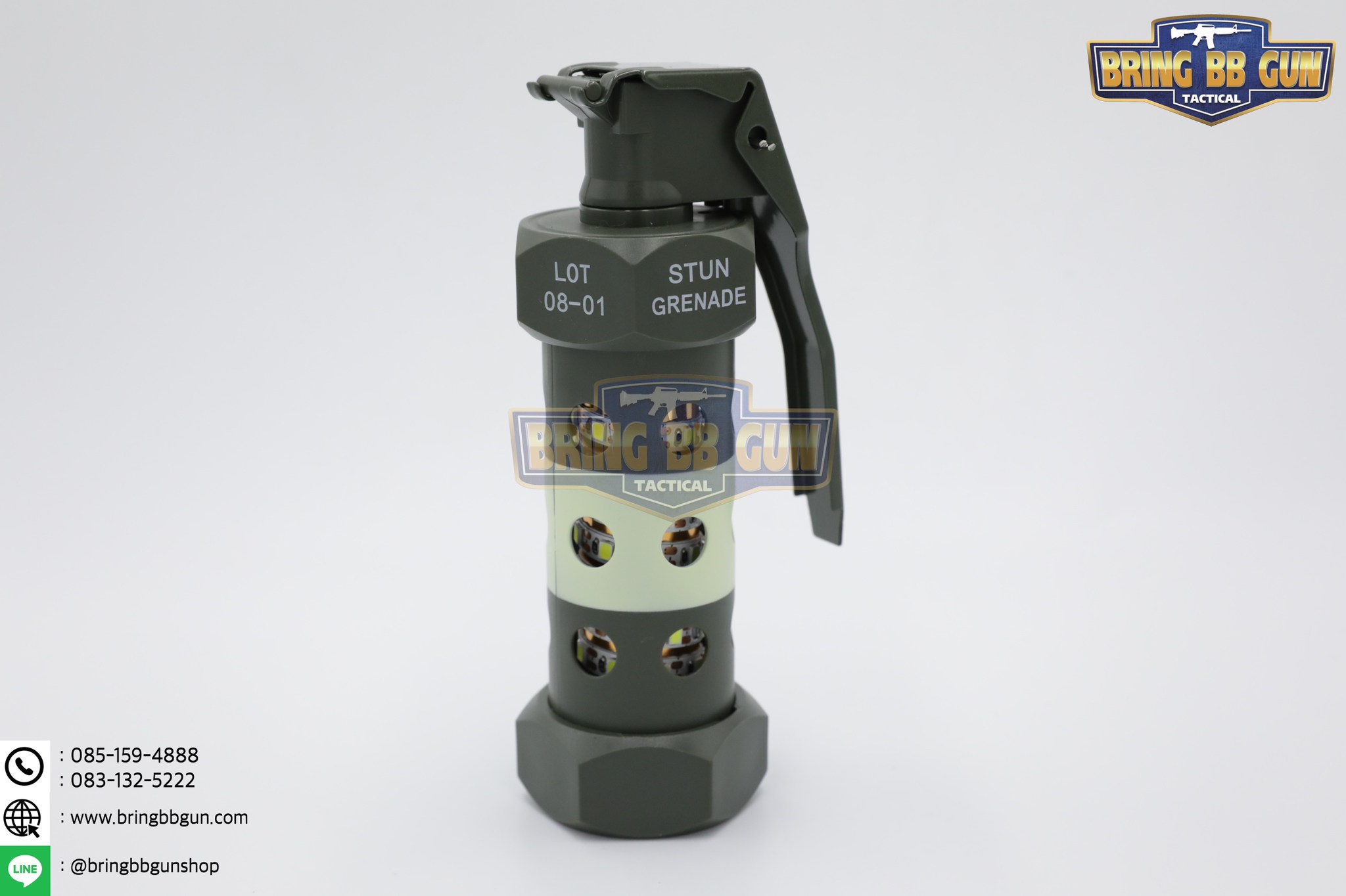 ระเบิดแสง (แบบใส่ถ่าน) (Stun Grenade) (Flash Grenade) (Flashbang Grenade)