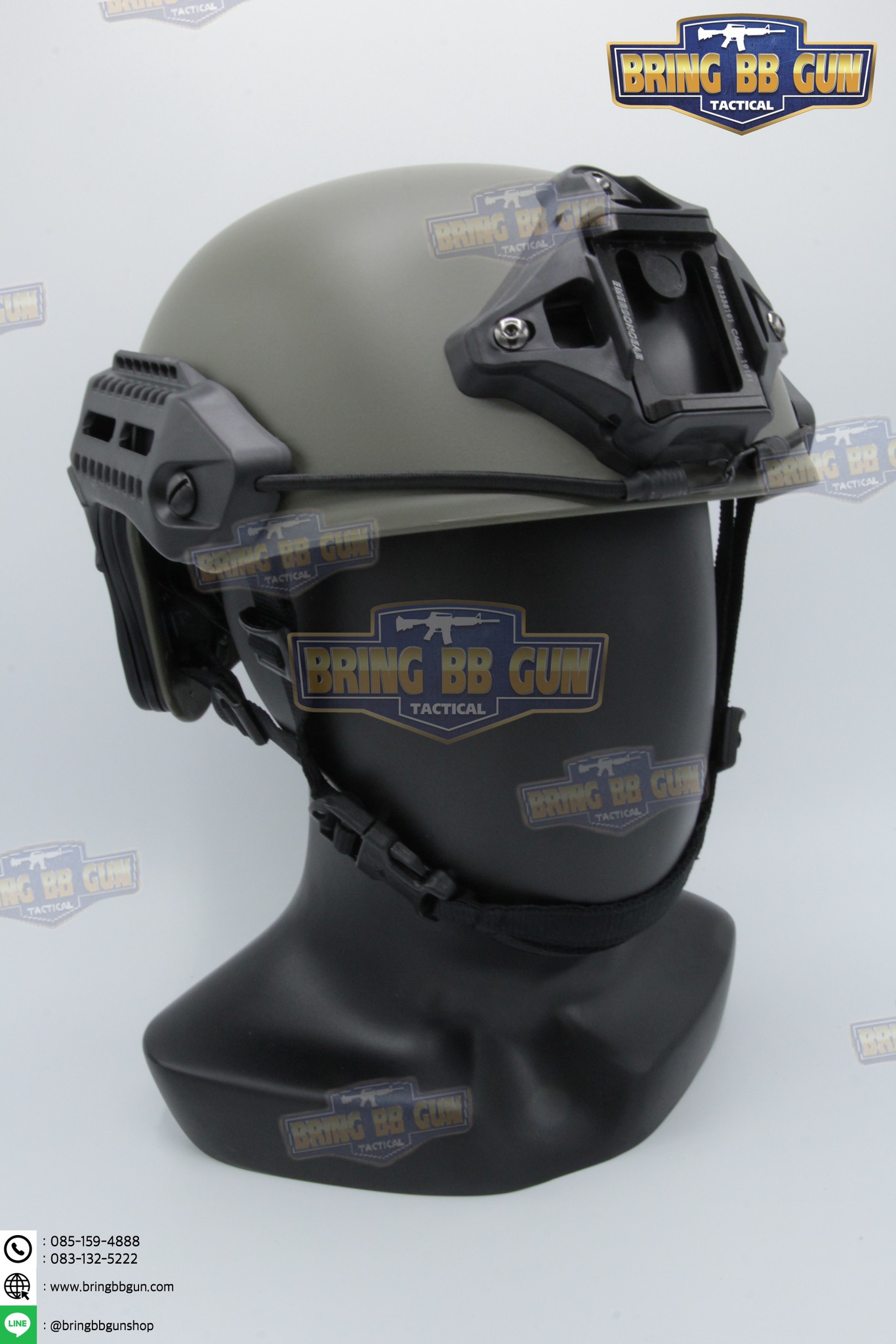หมวก Fast ทรง MK ยี่ห้อ Emerson (หมวกฟาส) (MK Style Tactical Helmet) (MK Helmet)