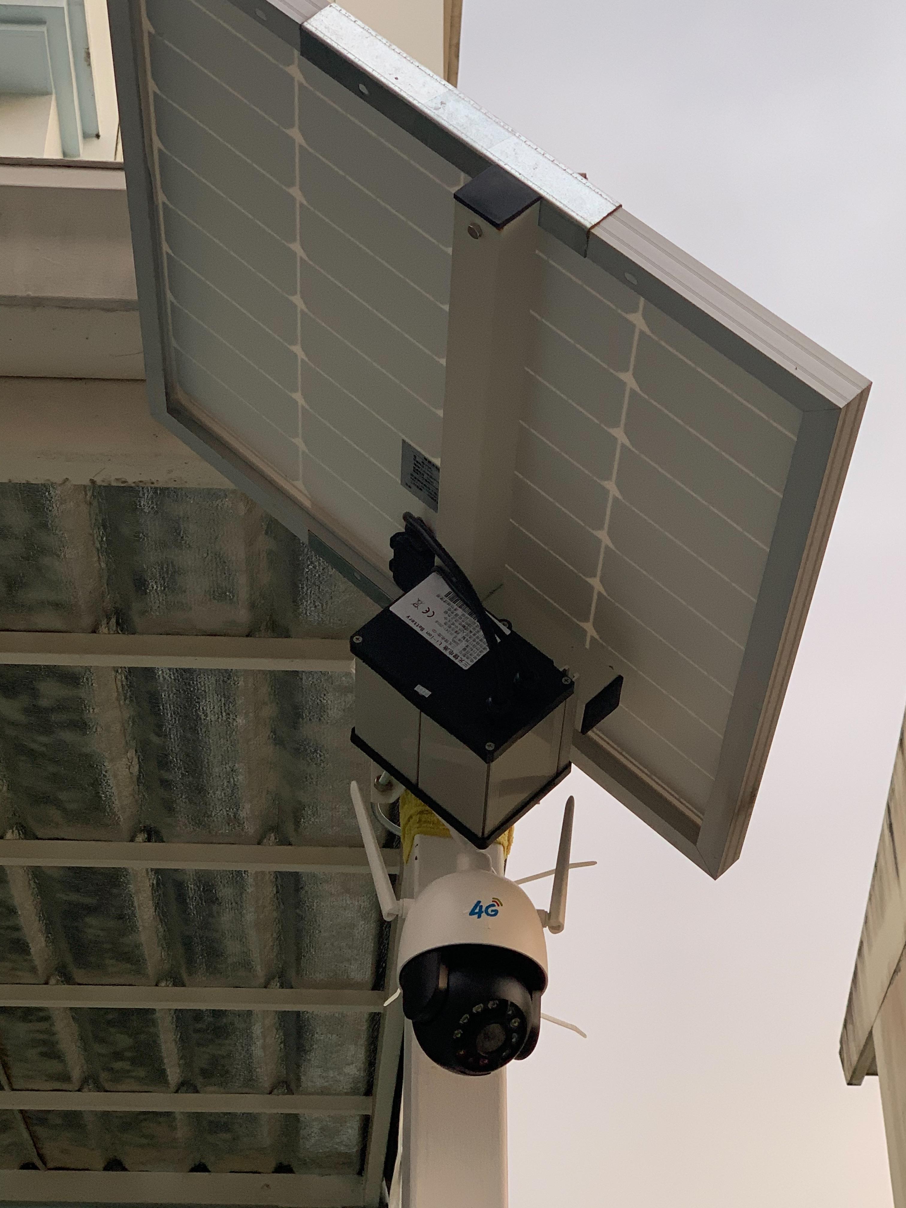 วงจรปิด โซล่าร์เซลล์ 60 w 30A 4G ใช้ซิม พลังแสงอาทิตย์