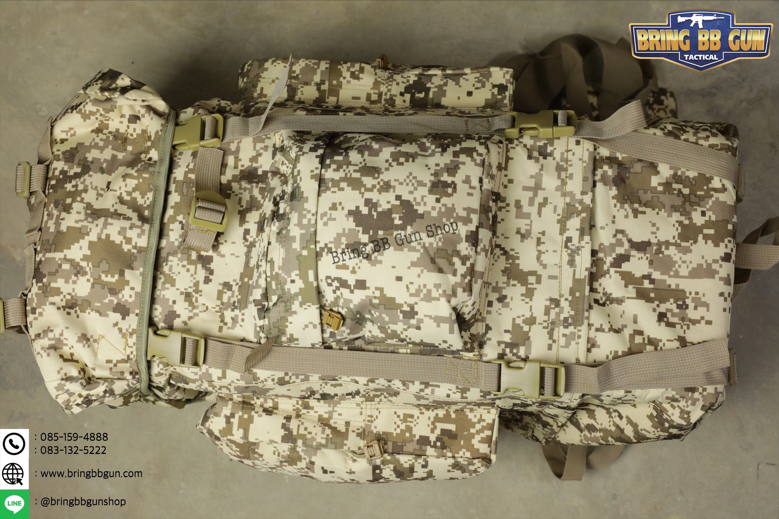 กระเป๋าเป้ รุ่นโครงเหล็ก