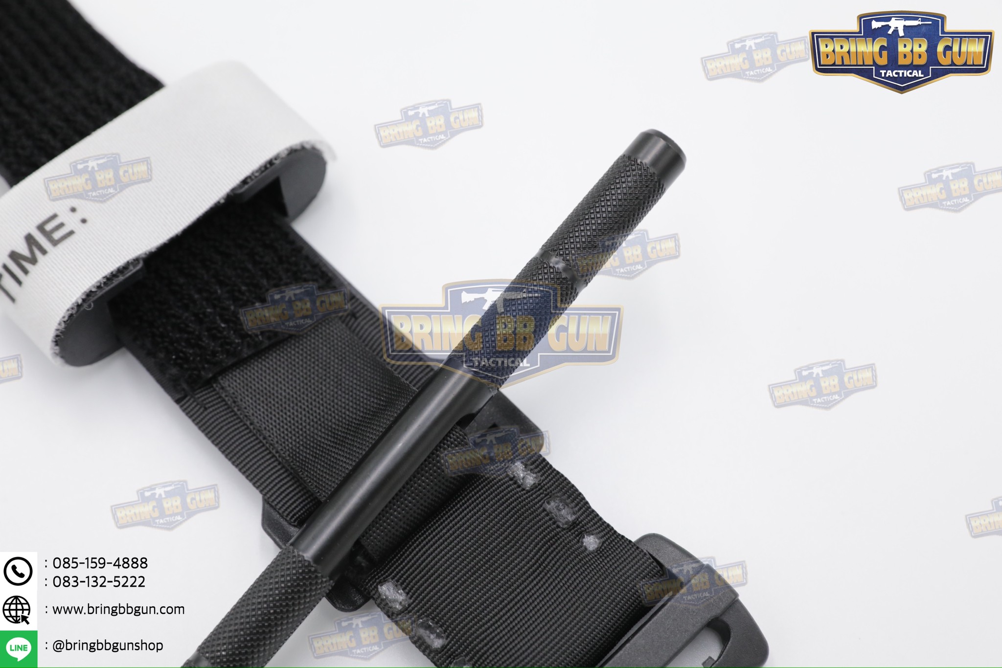 ทูนิเก้ สายรัดห้ามเลือด ก้านโลหะ รุ่น กว้านขันชะเนาะ (Windlass) (สายรัดห้ามเลือดในสนามรบ) (Tourniquet) (Military Tourniquet)