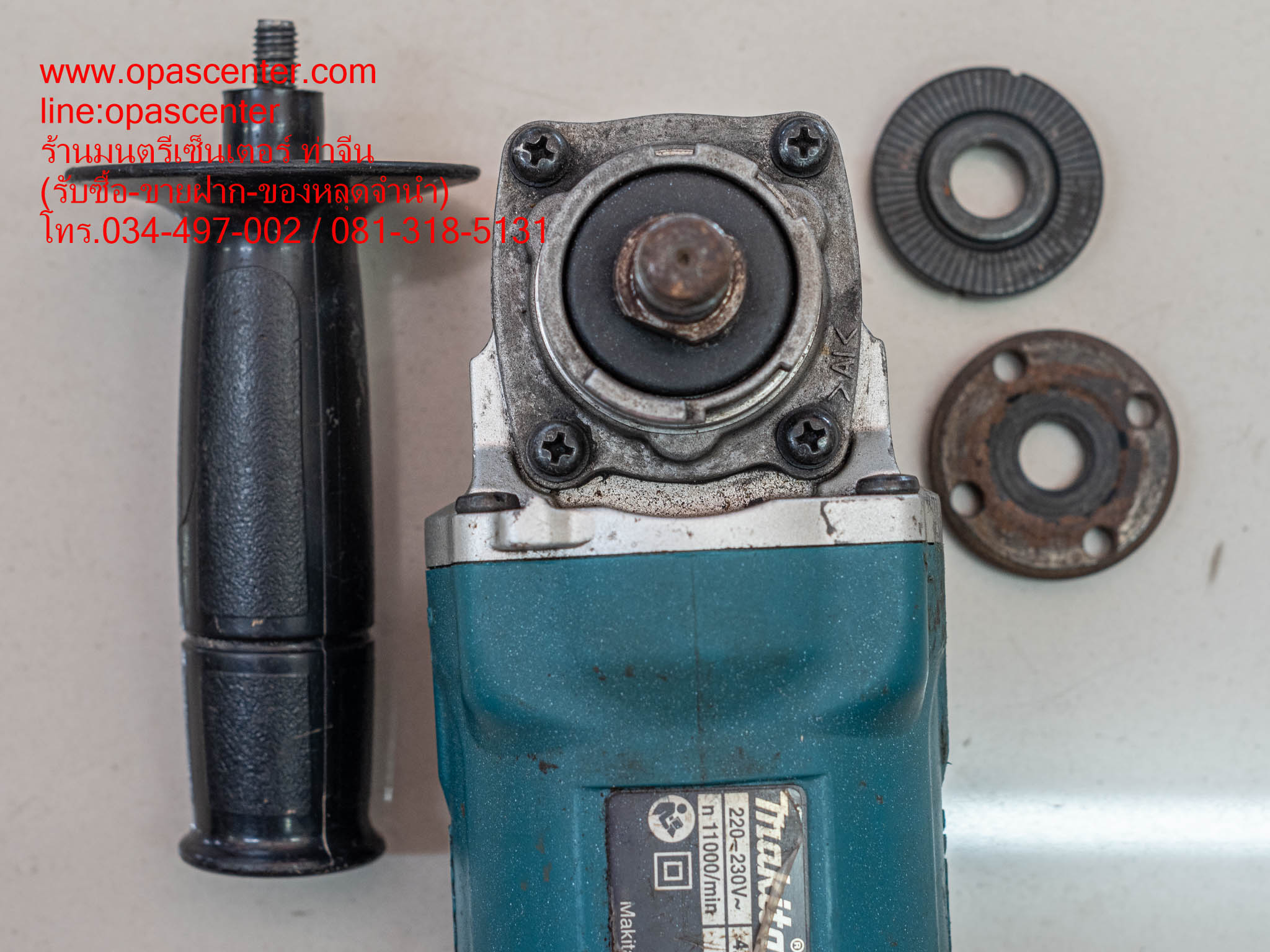 MAKITA เครื่องเจียรไฟฟ้า ขนาด 5 นิ้ว รุ่น GA-5010 12,000 รอบ/นาที ของแท้ มือสอง สภาพดี