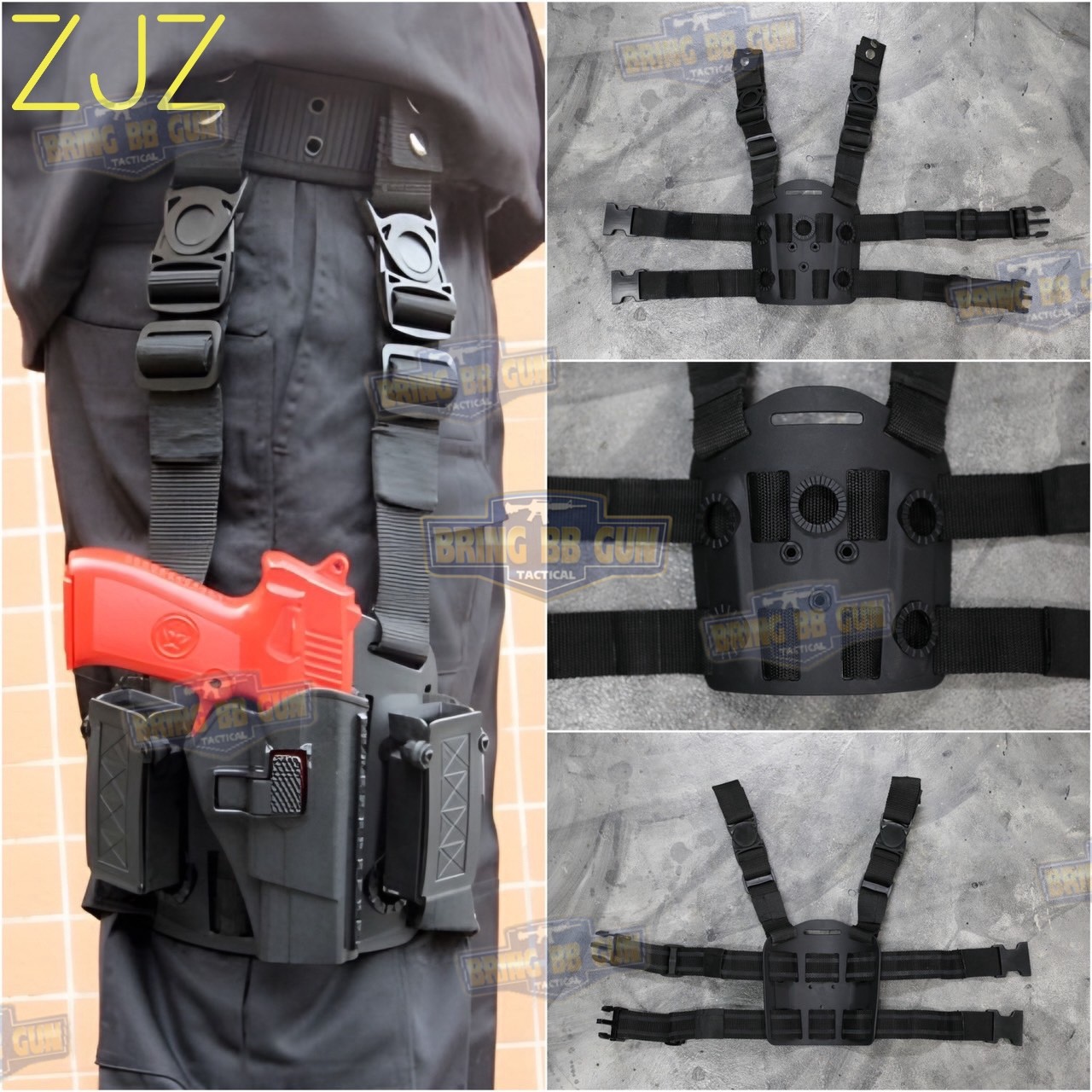 เพลทรัดต้นขา ยี่ห้อ ZJZ (Drop Leg Platform)