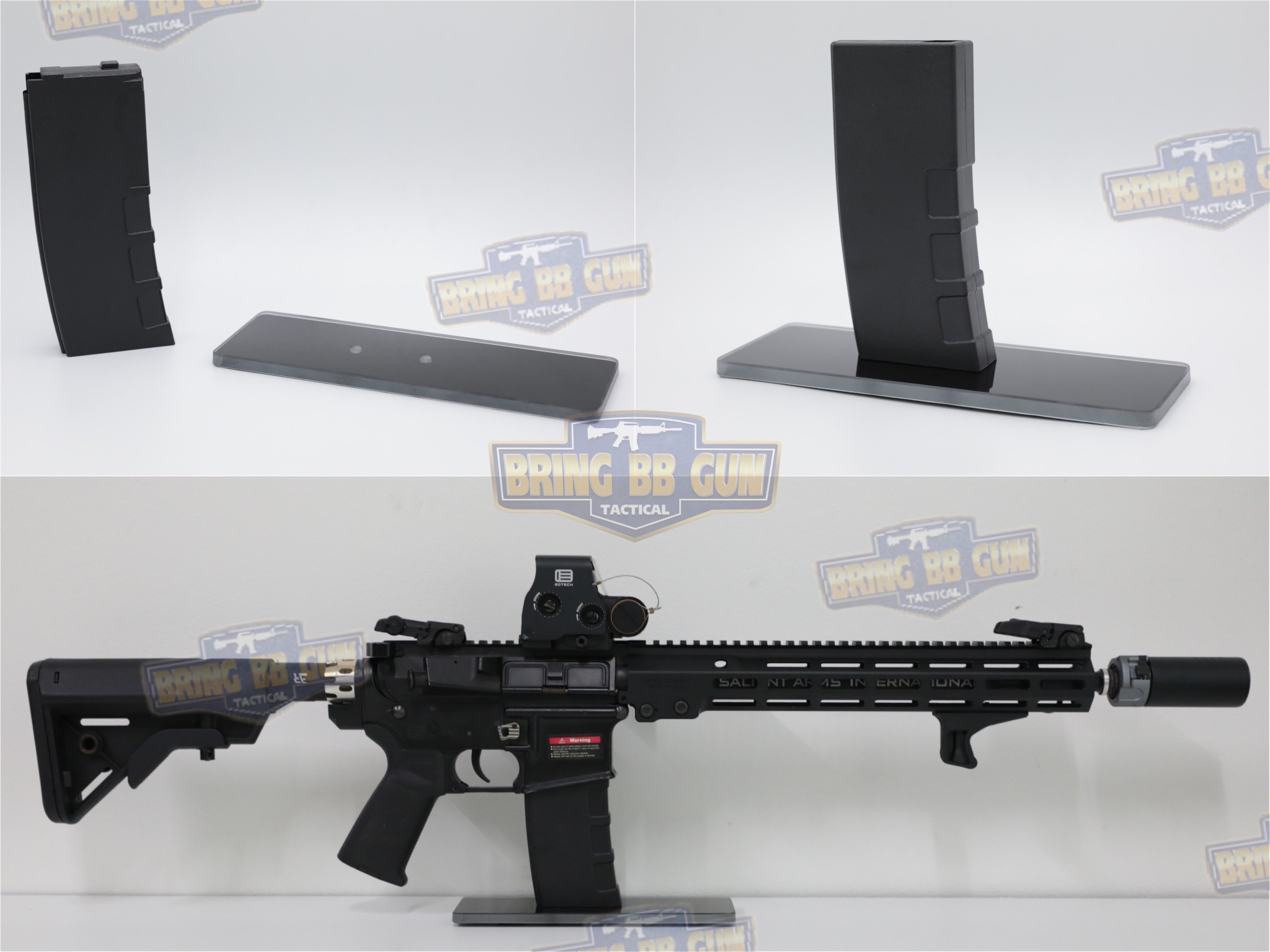 ขาตั้งปืนยาว (ฐานกระจก) (AR Display Stand)