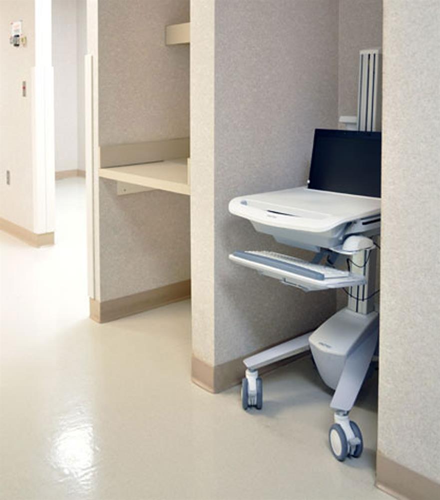 Ergotron StyleView® Laptop Cart EGT-SV41-6100-0 Full-Featured Medical Cart (5Y Warranty)