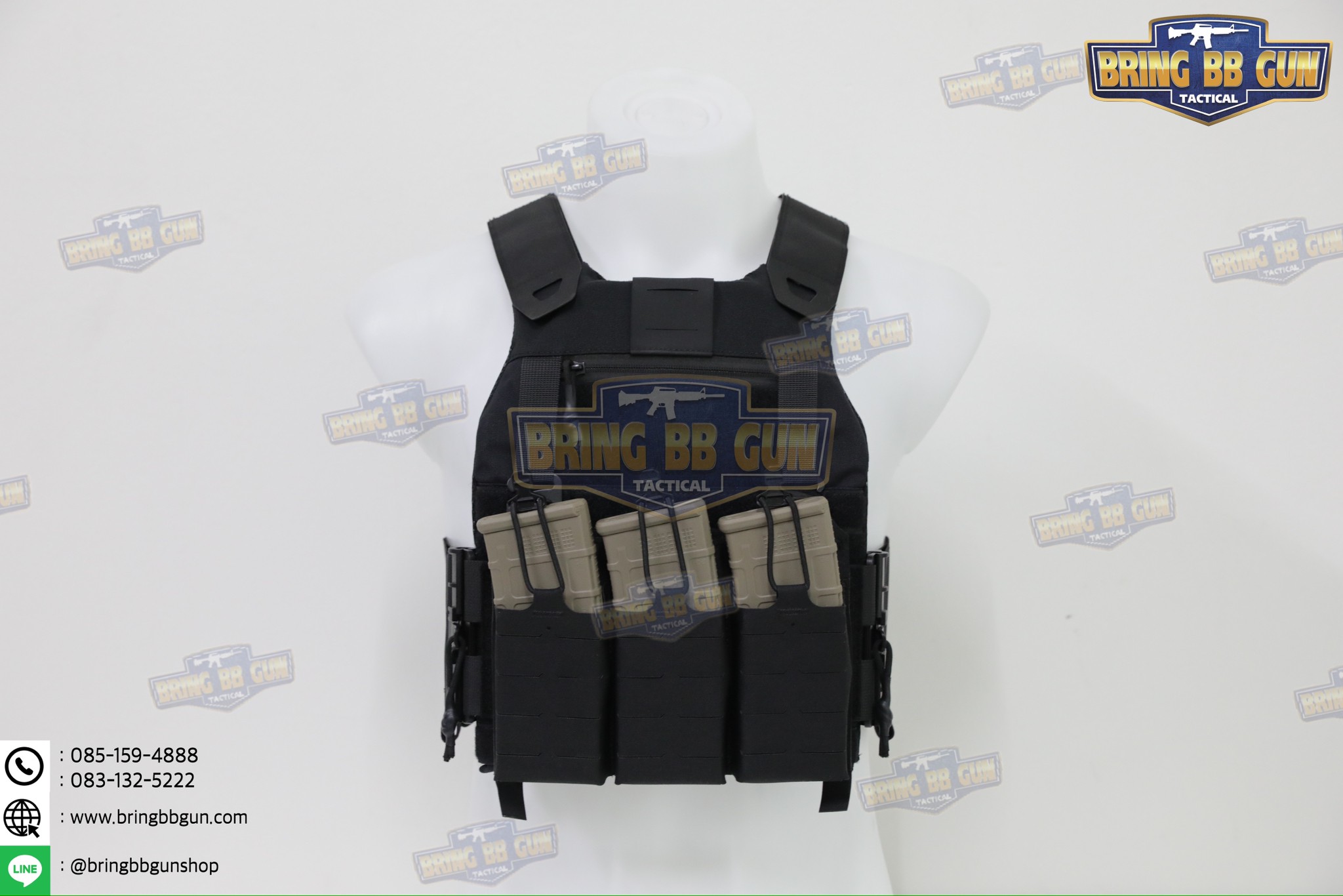 เสื้อเวส FCSK 2.4 (เสื้อเวส FCSK 2.0 + เพ้าแม็กกาซีน KTAR (5.56 แบบ3ช่อง)) (FCSK 2.4 Plate Carrier) (FCSK 2.0 + KTAR Front Flap)