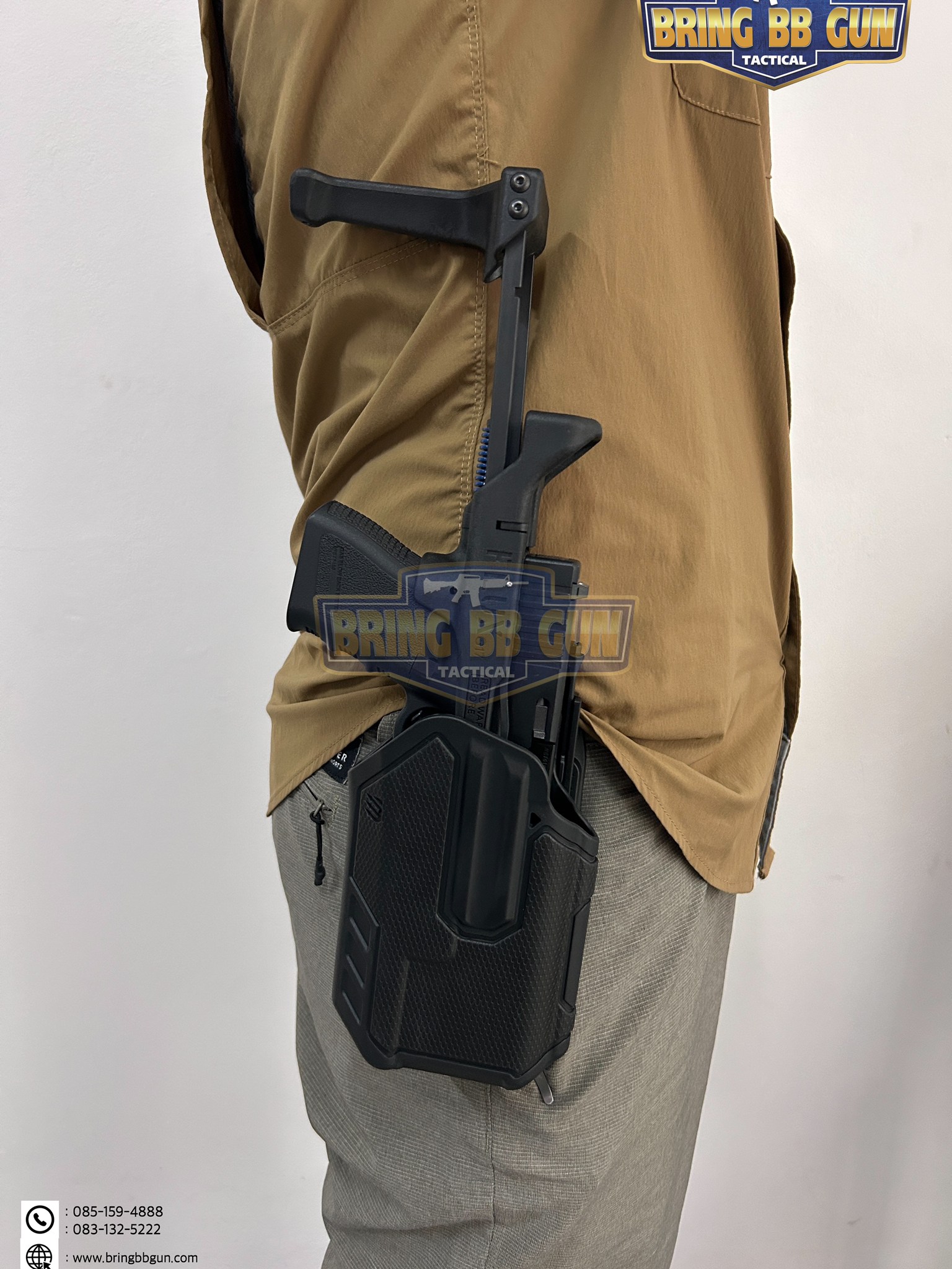 ซองปืนพกนอกปลดนิ้วโป้ง Black Hawk รุ่น Omnivore (Omnivore Multifit Holsters) (ซองปืน+ไฟฉาย)