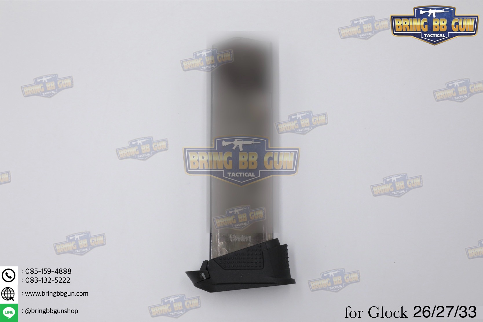 ส้นแม็กกาซีน Glock 26 (ตูดแม็กกาซีน) (Extended Magazine)