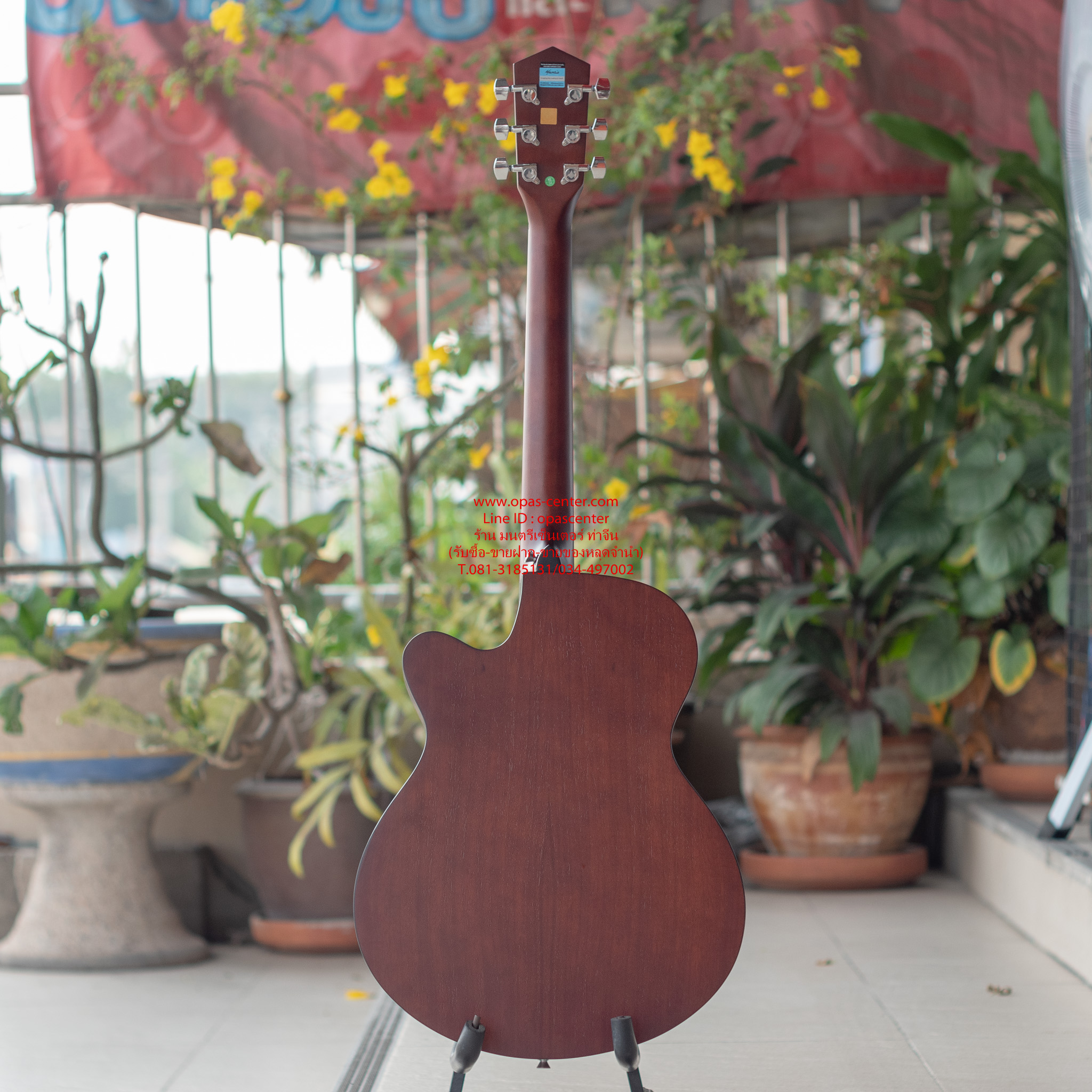 กีต้าร์โปร่งเว้า Mantic GT-1AC R 40 นิ้ว สีแดงสวย ทรง OM Cutaway ของใหม่