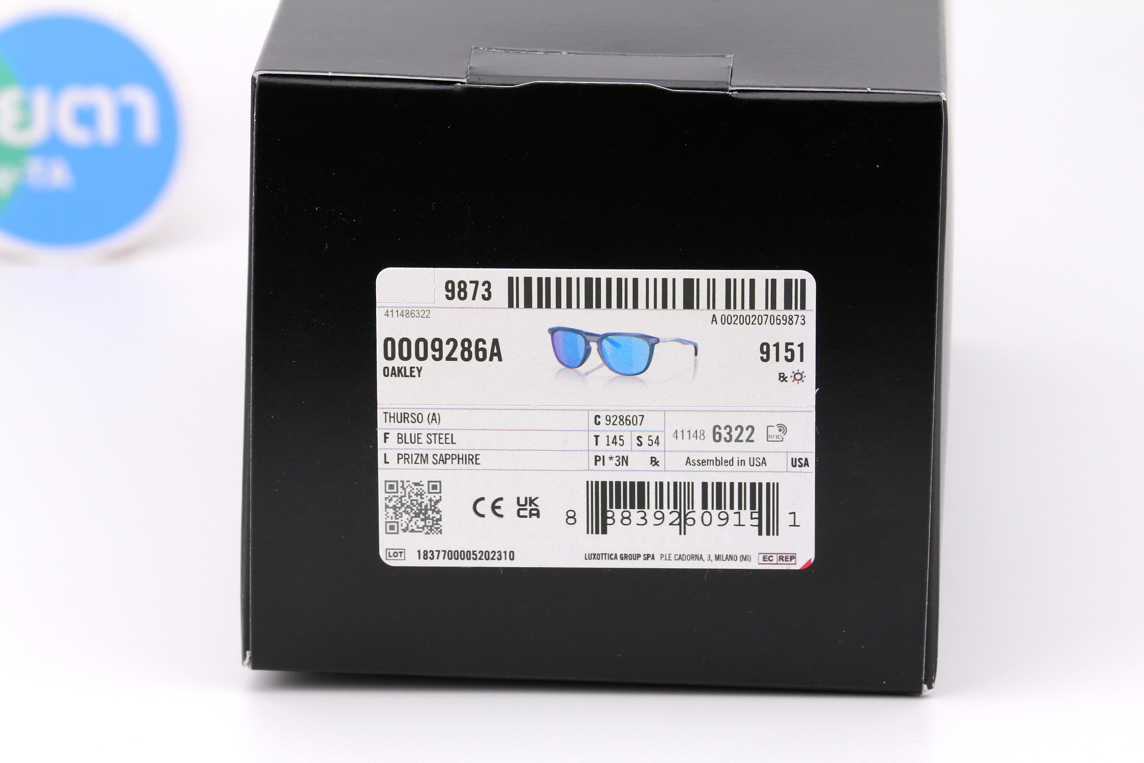 Oakley THURSO(A) Prizm Sapphire / Blue Steel SKU#OO9286A-07