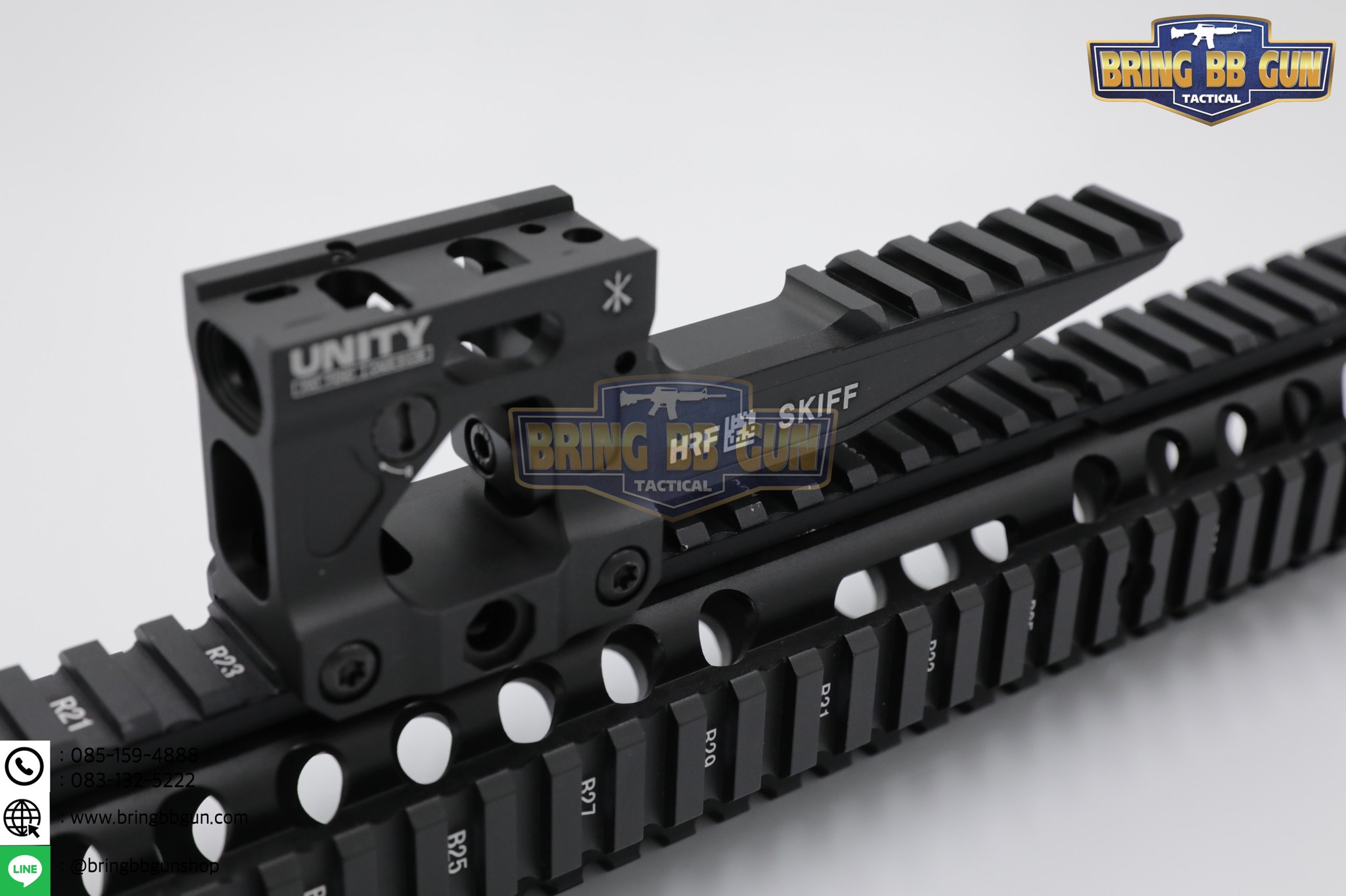 รางเสริม ยี่ห้อ HRF รุ่น Skiff ขาจับดอท Unity Fast (ขาUnity T1/T2) (SKIFF) (HRF SKIFF UNITY)