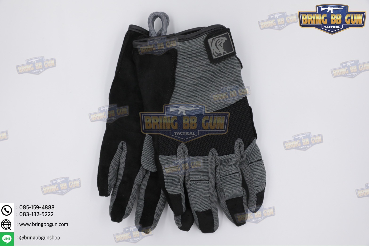 ถุงมือเต็มนิ้ว ทรง Alpha (Tactical Glove) (ถุงมือหมูป่า) (Full Dexterity Tactical Glove)