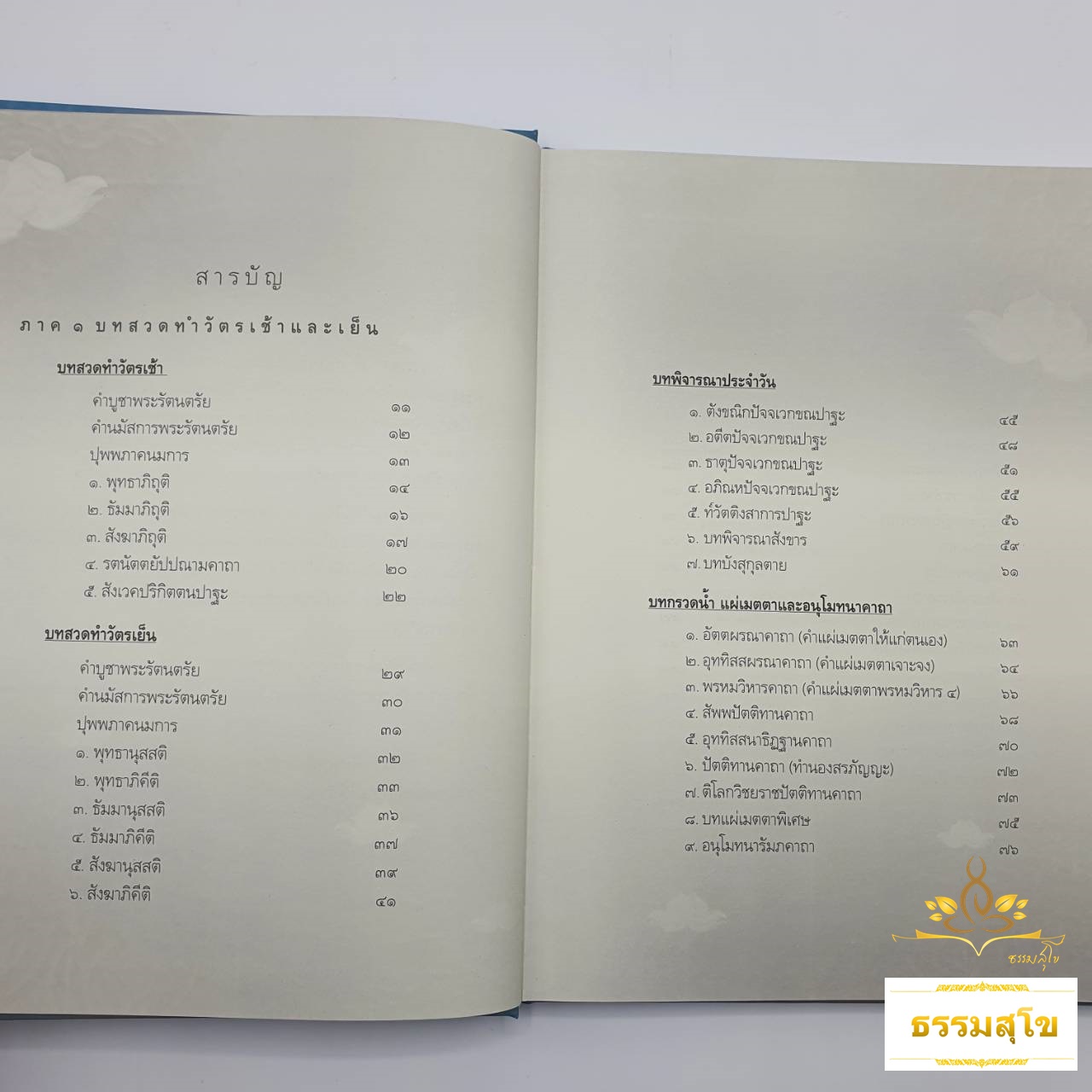 บทสวดมนต์แปล : บททำวัตรเช้าและเย็น บทสวดมนต์พิเศษและบทพิจารณาประจำวัน (ปกแข็ง)