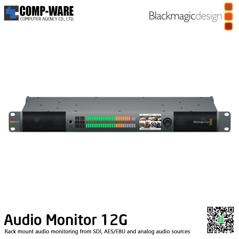 Blackmagic Audio Monitor 12G รับประกัน 1 ปี