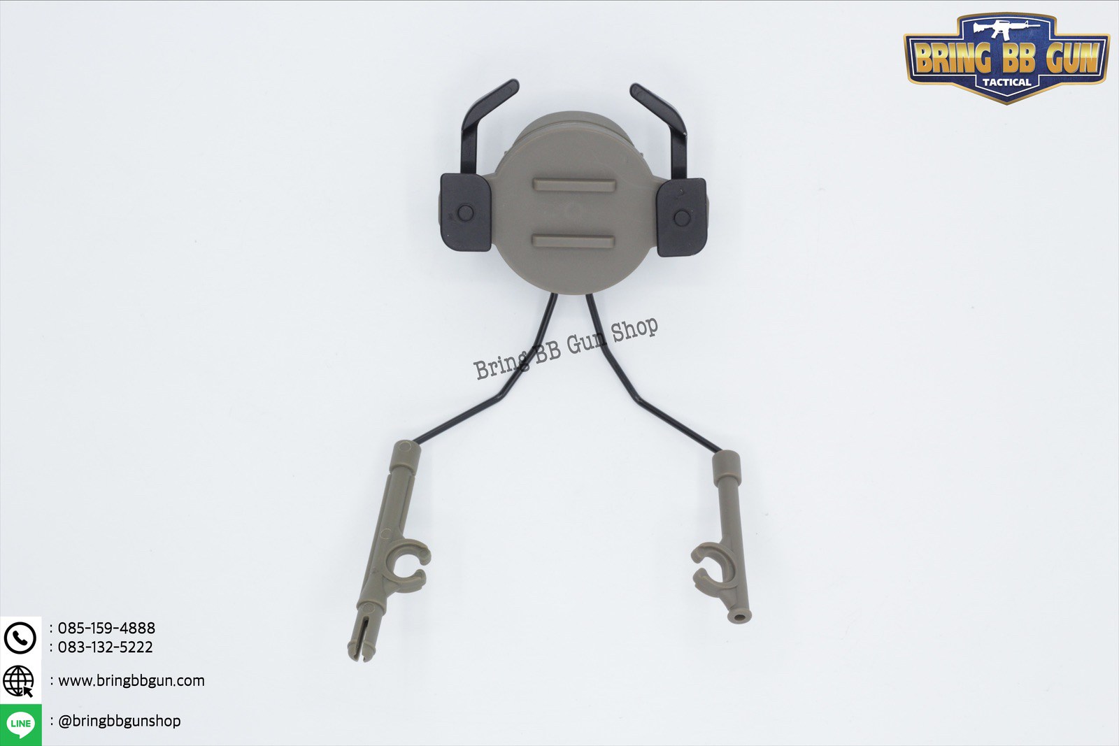 OX Horn Headset Bracket (อแดปเตอร์ขาจับหูฟังใส่รางข้างหมวกฟาส)