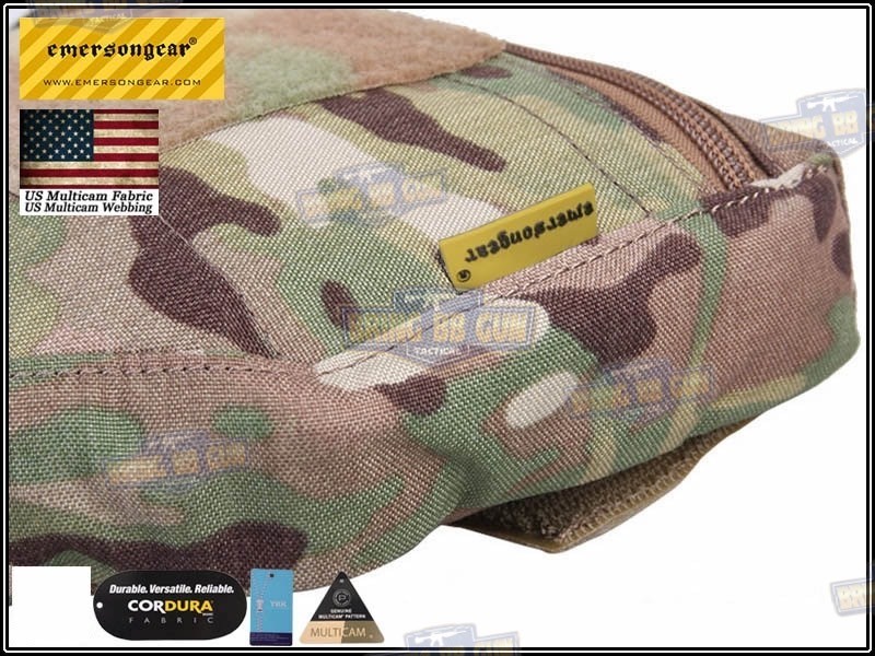 กระเป๋าจิงโจ้ติดเสื้อเวส ยี่ห้อ Emerson (EmersonGear armor carrier drop pouch/AVS JPC CPC) (Armor Carrier Drop Pouch) (Lower Accessories Pouch) (Drop Pouch)