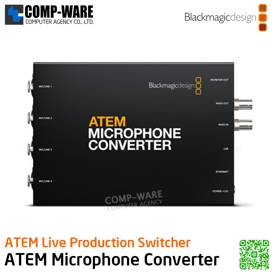 ATEM Microphone Converter - Blackmagic Design รับประกัน 1 ปี