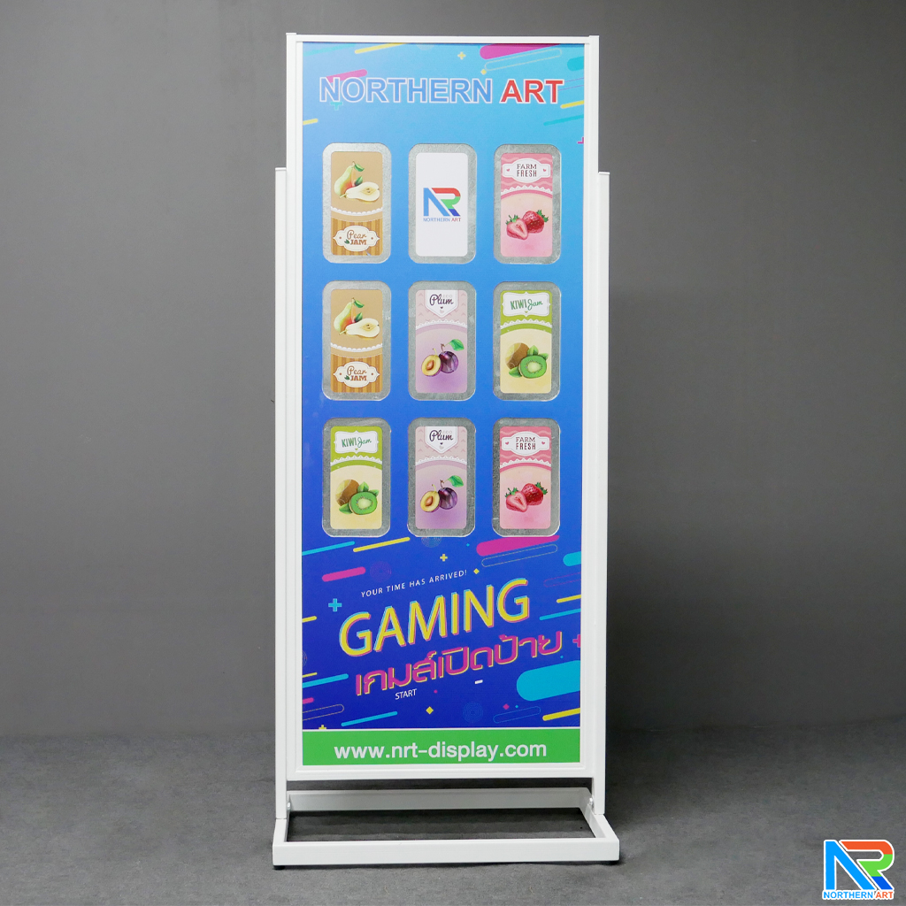 เช่าเกมส์เปิดป้ายจับคู่ 9 ช่อง Matching game ขนาด (W)76 x (D)40 x (H)175 cm.