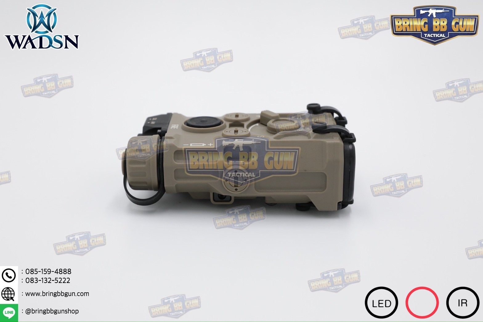 กล่อง Eo-tech OGL ยี่ห้อ WADSN รุ่น พลาสติก (เลเซอร์ชี้เป้าสีแดง) (OGL) (EOTECH OGL) (ON-GUN-LASER)