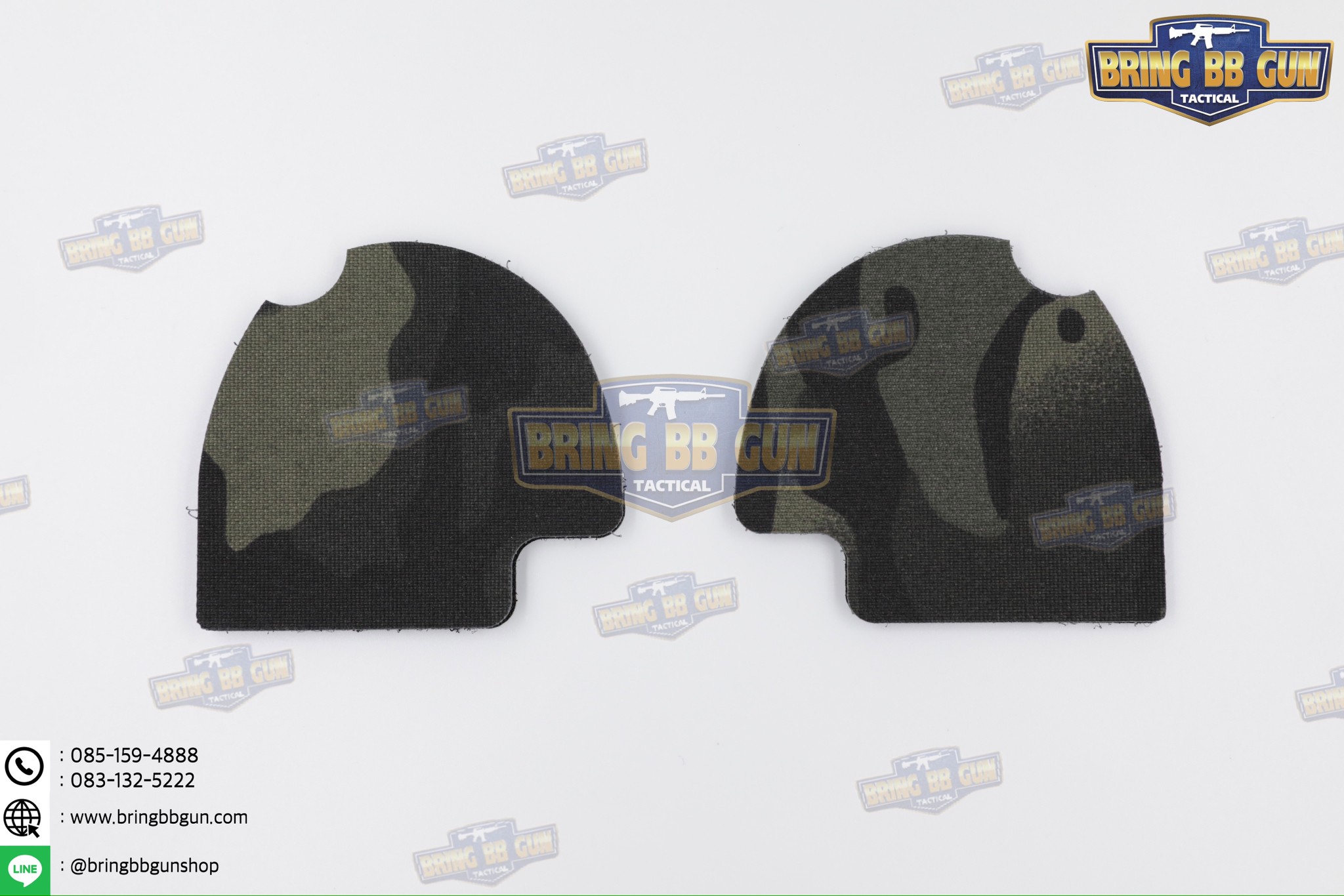 สติ๊กเกอร์ตีนตุ๊กแกลายพรางติดหูฟัง Comtac III (Comtac III Camp Skin Set) (Velcro For Headphone)