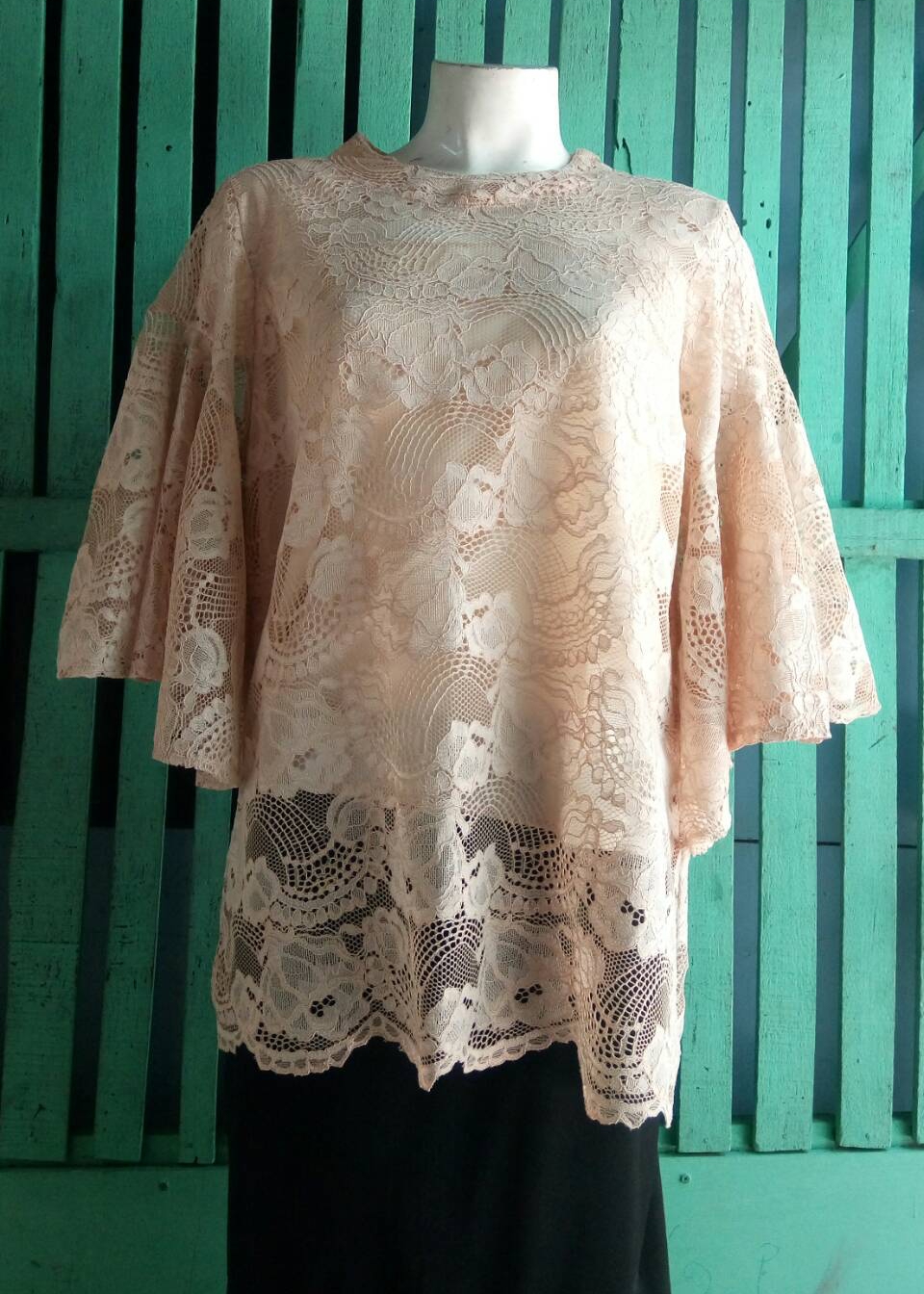 NNandNN Shop 3 0003 เสื้อลูกไม้ หลายสี 48"