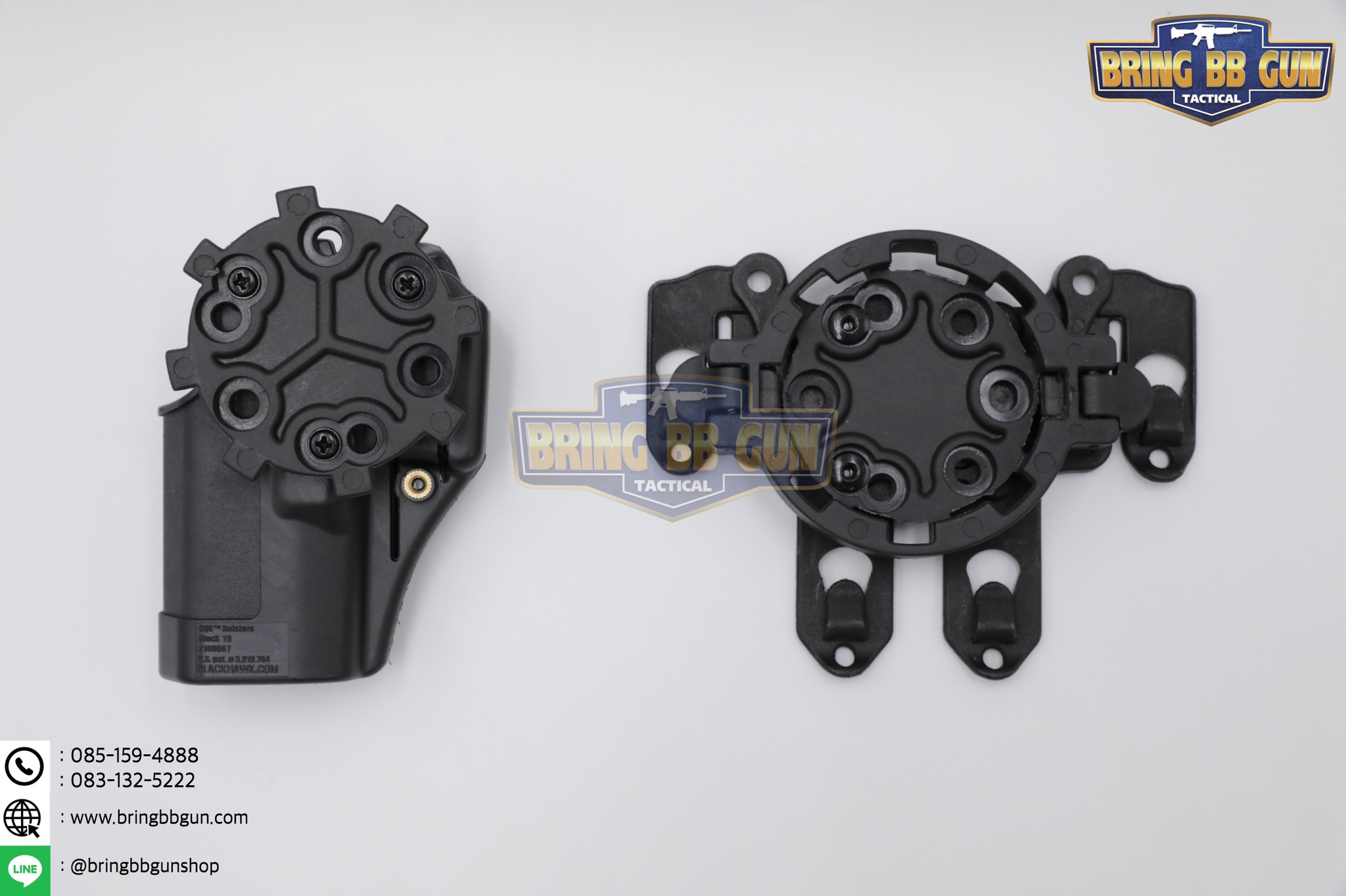 Adapter ปลดไว ทรงBlackhawk (อุปกรณ์ติดเสื้อเวส Blackhawk Quick Disconnect System) (QUICK DISCONNECT SYSTEM) (Q.D.S)