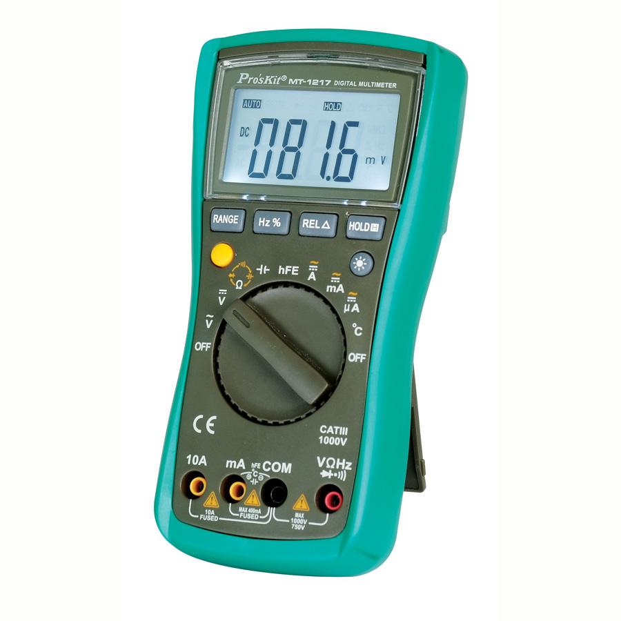 ดิจิตอลมัลติมิเตอร์ปรับย่านอัตโนมัติ-PROS KIT MT-1217