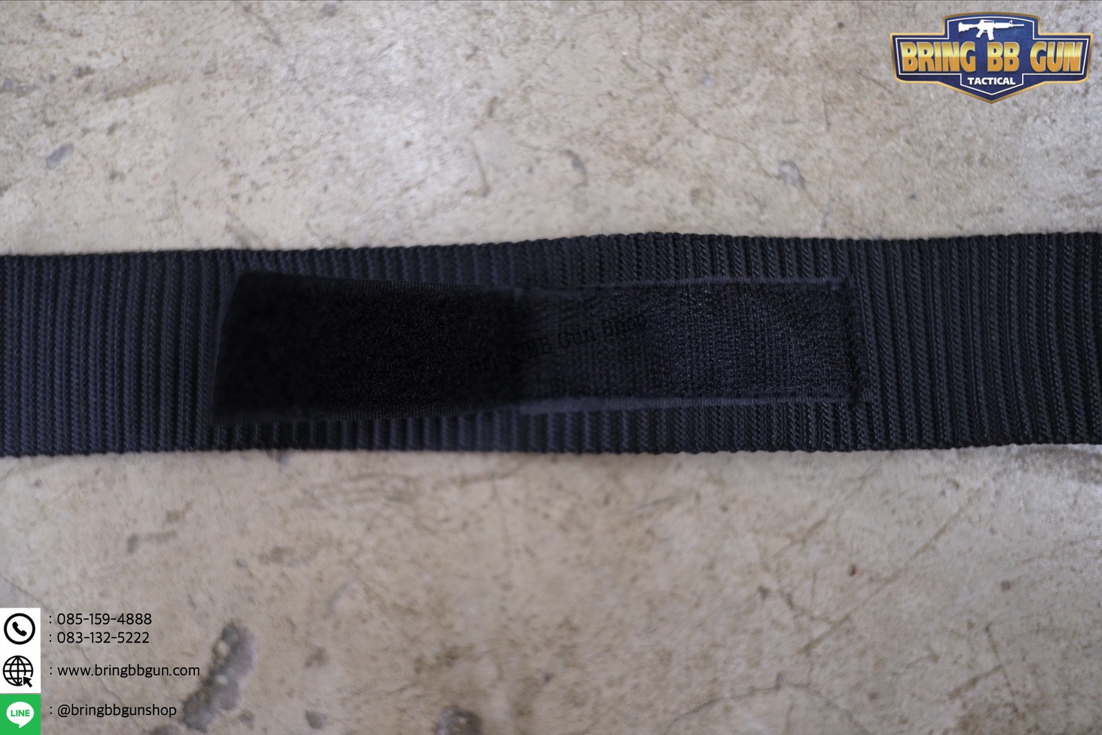 เข็มขัดหัวเหล็ก รุ่นผ้าหนา