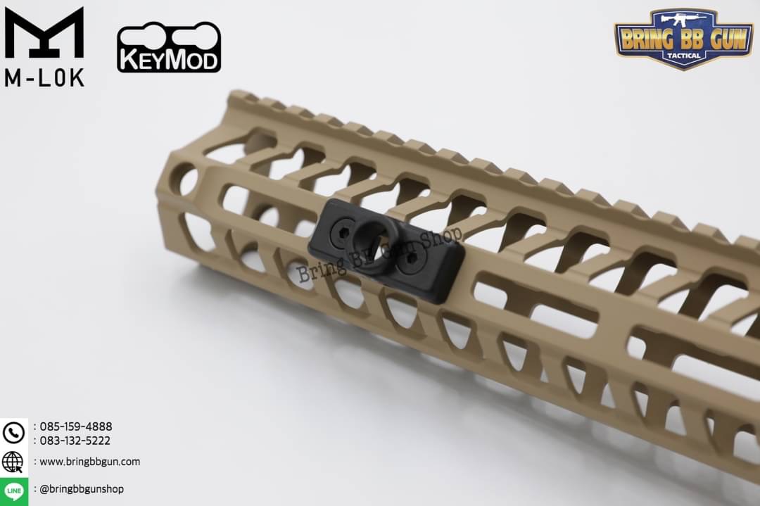 แป้นหูกวินจับราง M-Lok & Keymod + หูกวิน ยี่ห้อ MGPCQB (ชุดหูกระวินปลดไว ราง M-Lok & Keymod)
