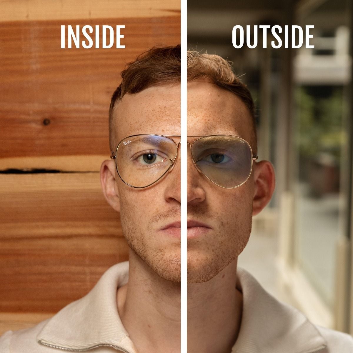 RayBan Aviator Clear Evolve RB3025 001/5F