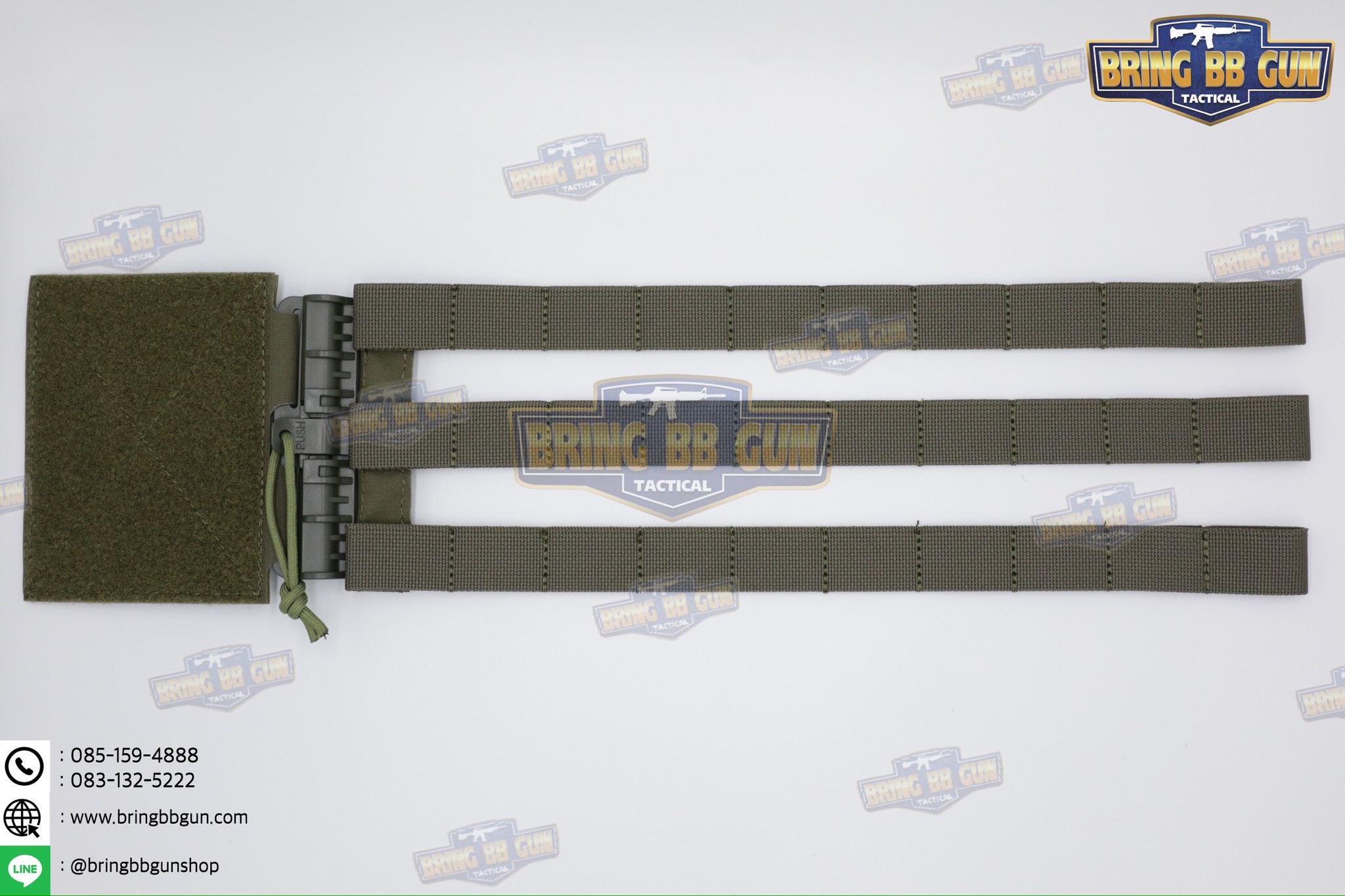 ชุดเซ็ตปลดเสื้อเกราะไว ชุดสายโอบ-ปลดไว (Vest single point quick release Mesh Cummerbund) (Quick Release Cummerbund Set)