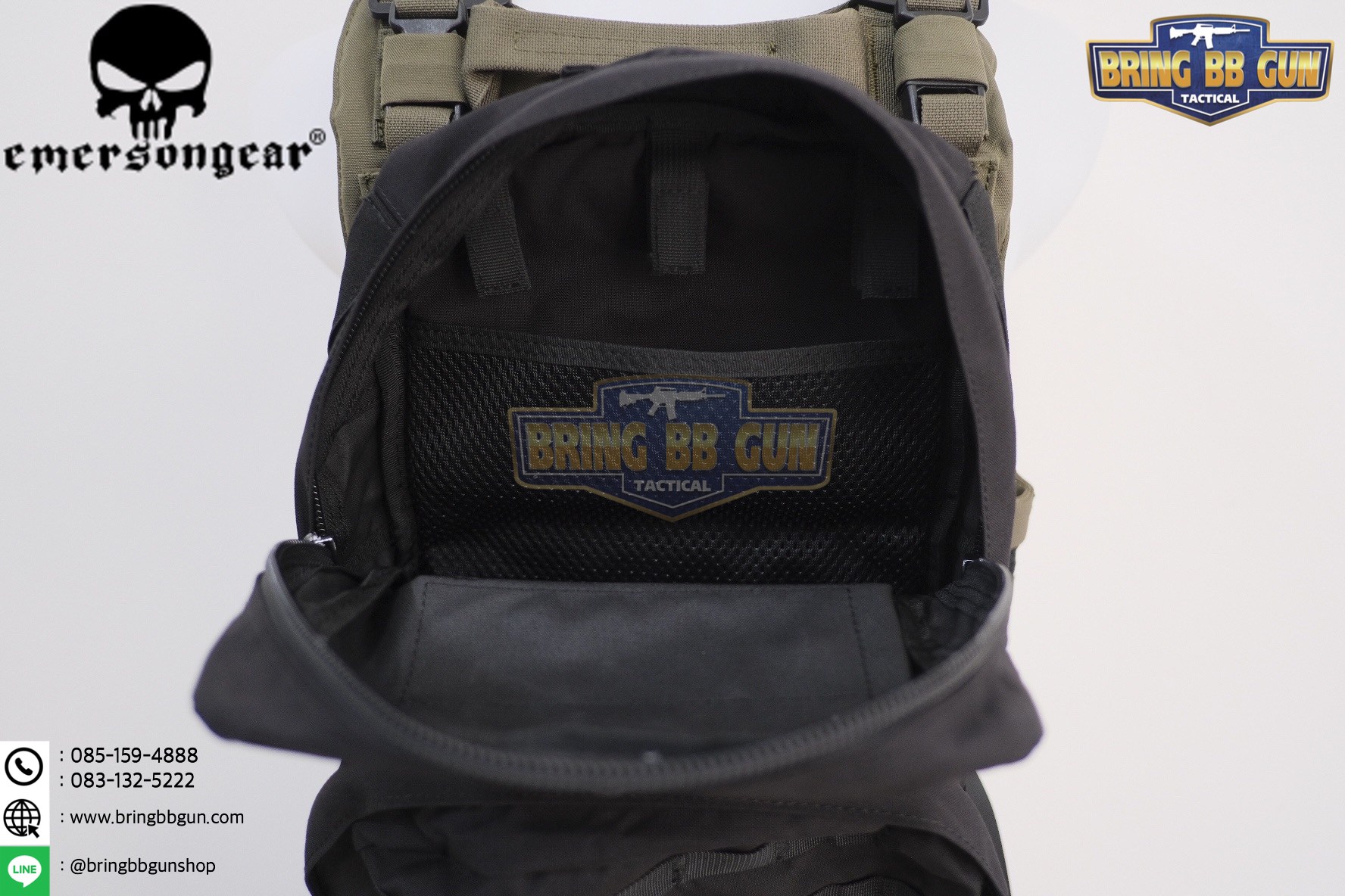 กระเป๋าติดเวส Modular Assault Pack w 3L Hydration (Modular Assault Pack w 3L Hydration Bag) ยี่ห้อ Emerson