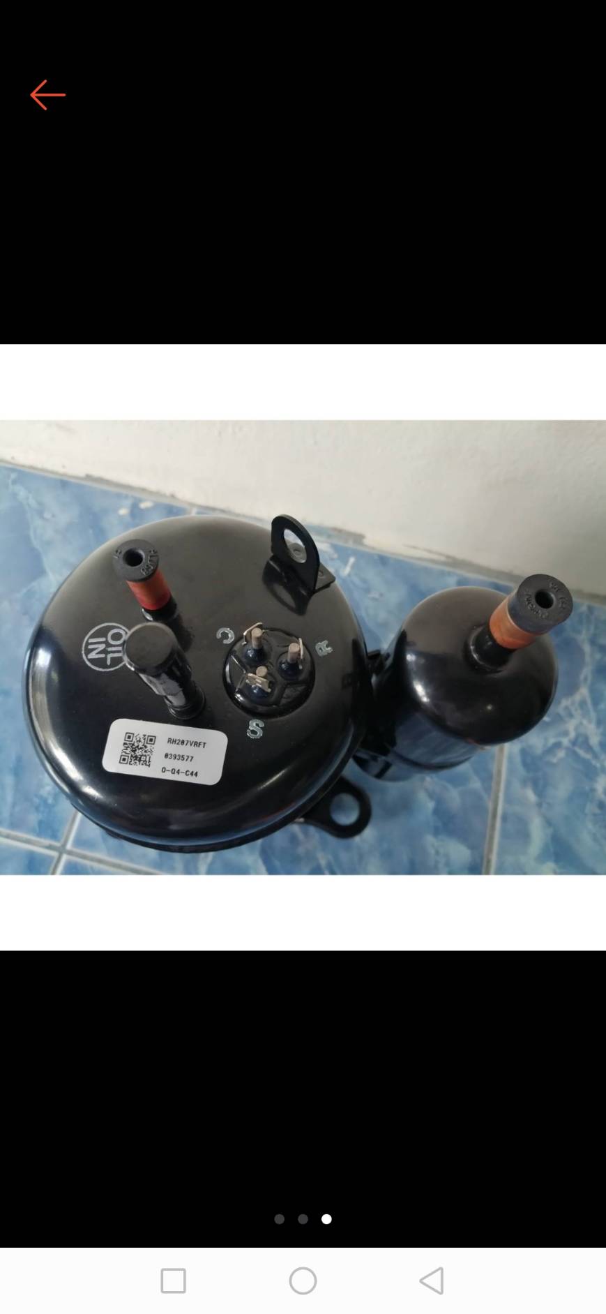 0000221 คอมเพรสเซอร์ โรตารี่ (Compressor) Mitsubishi SCI รุ่น RH 207