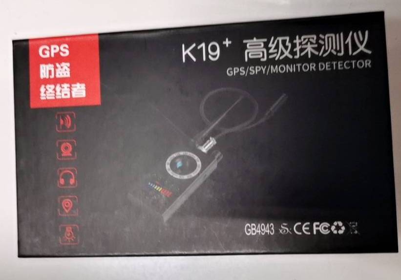 เครื่องตรวจหาสัญญาณ ค้นหาจีพีเอสติดตาม สแกนหา GPS TRACKER รุ่น K19
