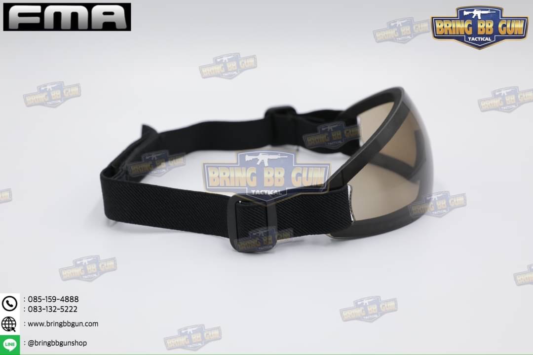 แว่นตากันลม แบบไร้กรอบ ยี่ห้อ FMA (FMA Extreme Low Profile Eyewear) (EXOSHIELD LOW PROFILE EYEWEAR FULL STRAP) (Revision)