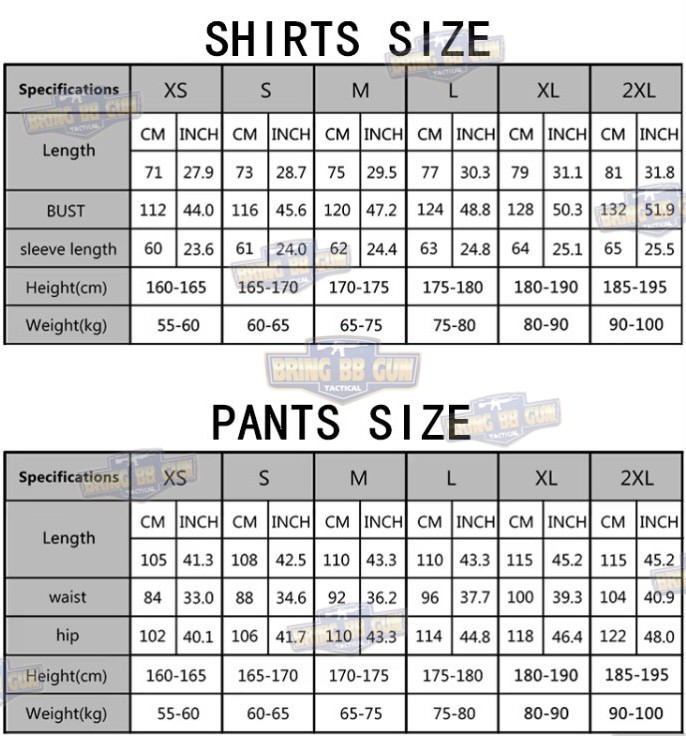 ชุดฝึกพราง (เสื้อ+กางเกง) (ชุด BDU) (Battle Dress Uniform) (ชุดเครื่องแบบลายพราง)