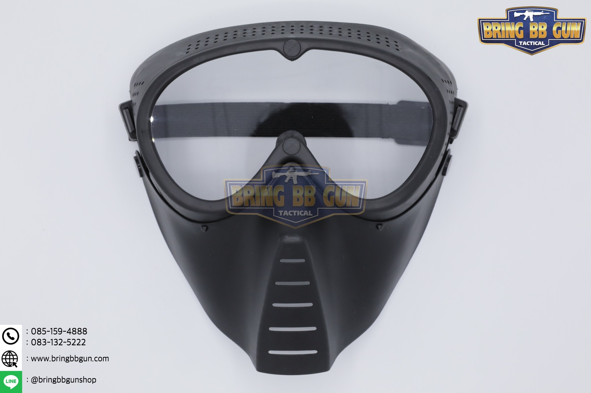 หน้ากากลิง มี2รุ่นให้เลือก รุ่นเลนส์กระจก รุ่นเลนส์ตระแกรง